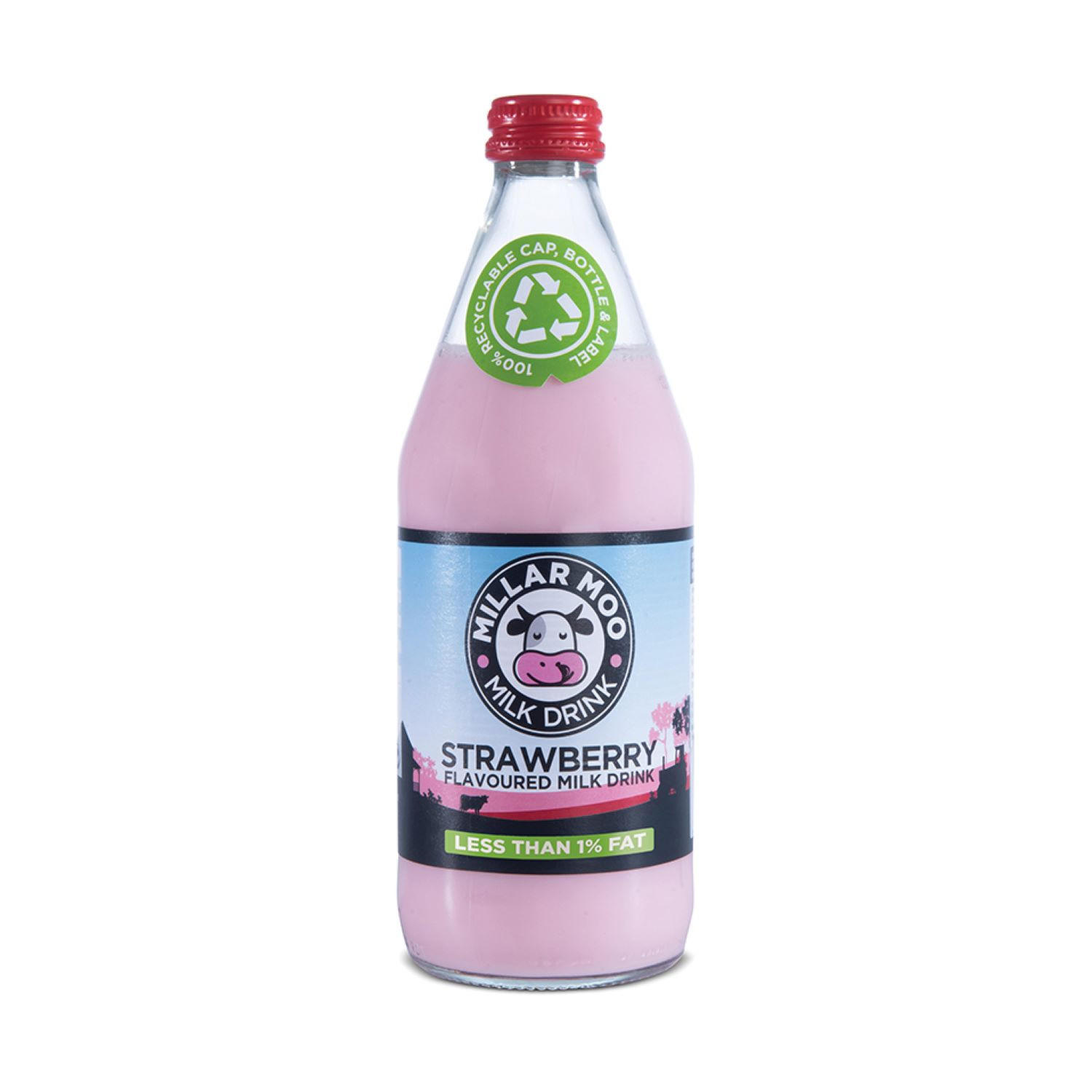 Millar Moo Strawberry Milk Drink