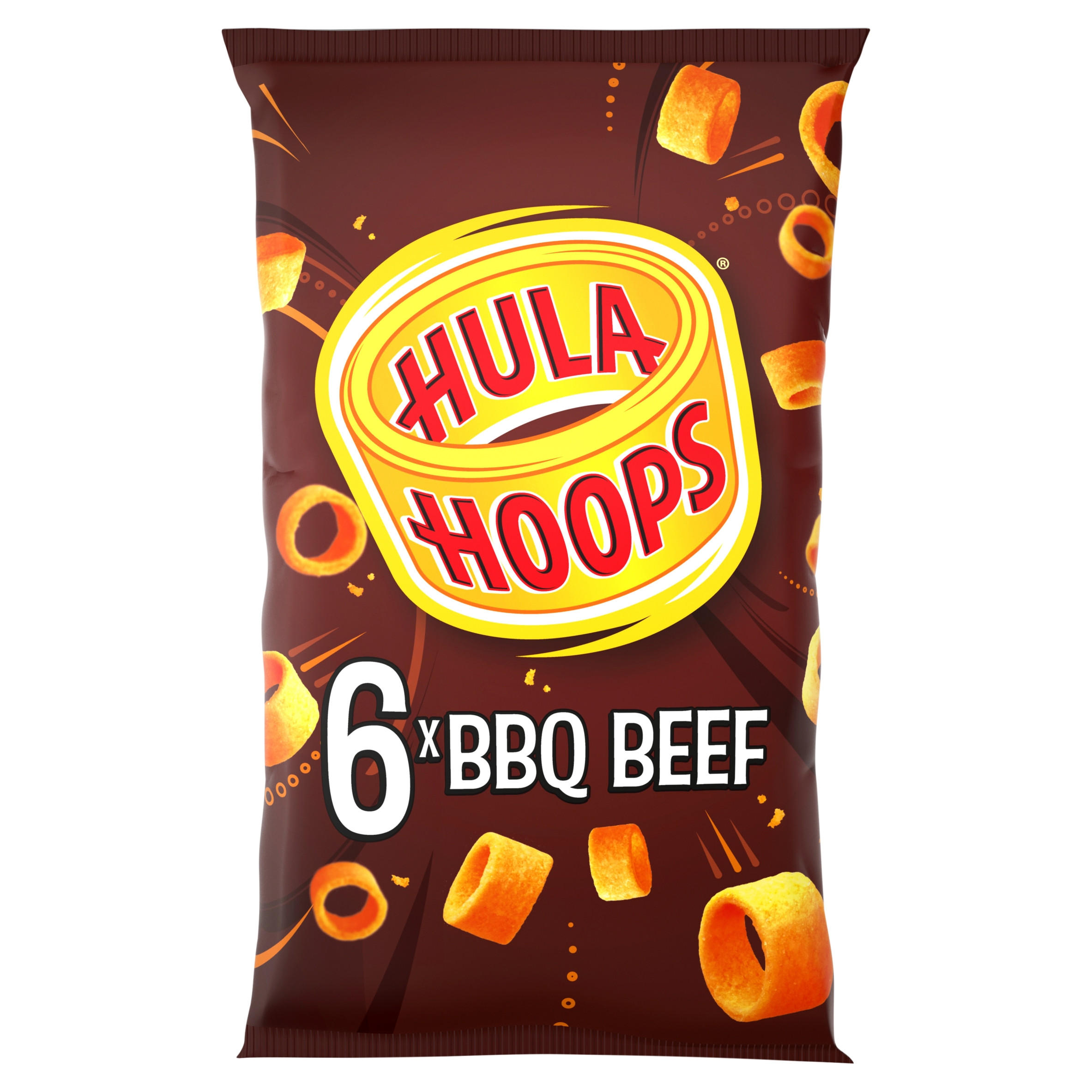 Hula Hoops BBQ Beef Multipack Crisps 6 Pack SRP