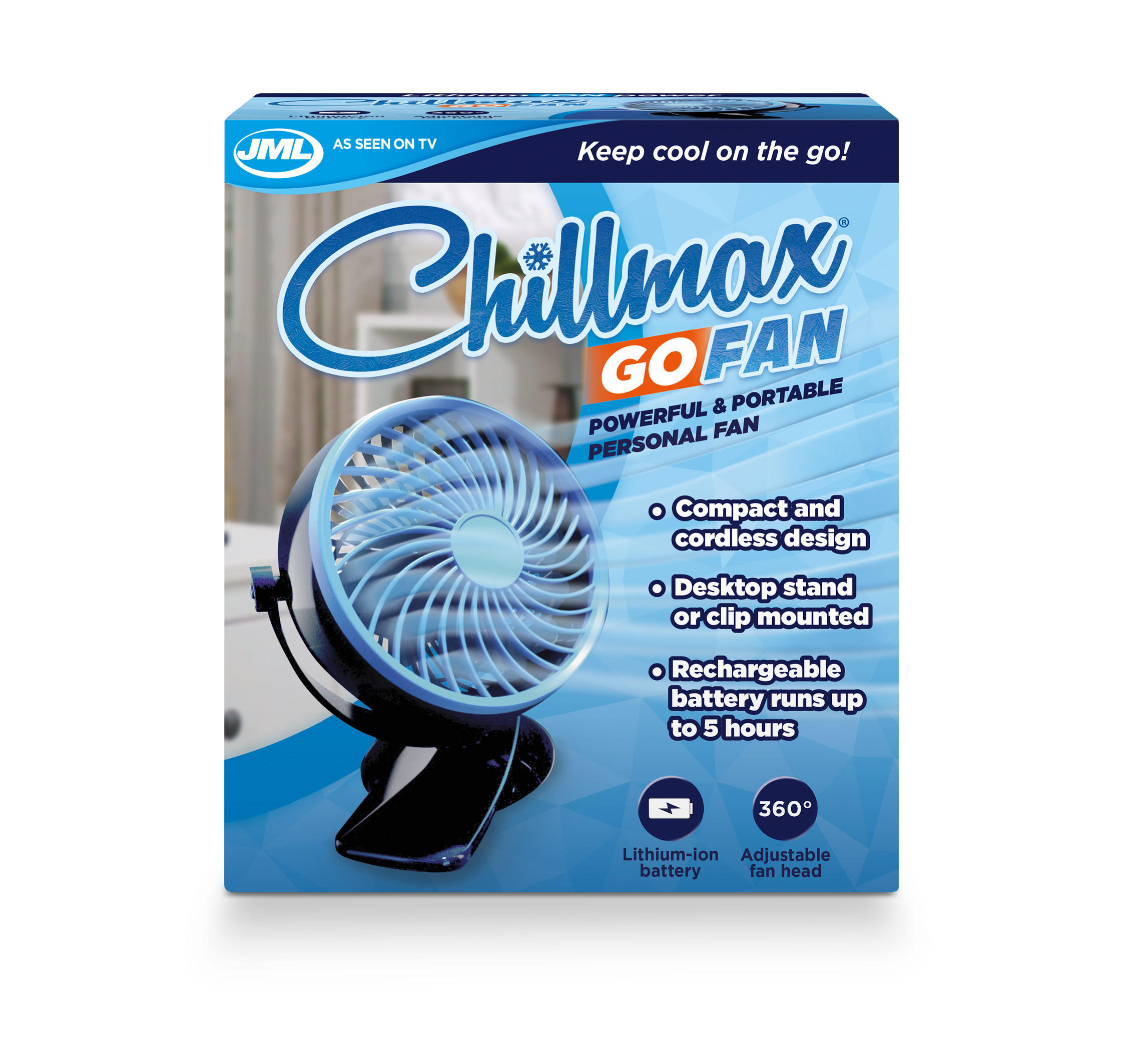JML Chillmax Go Fan - Black