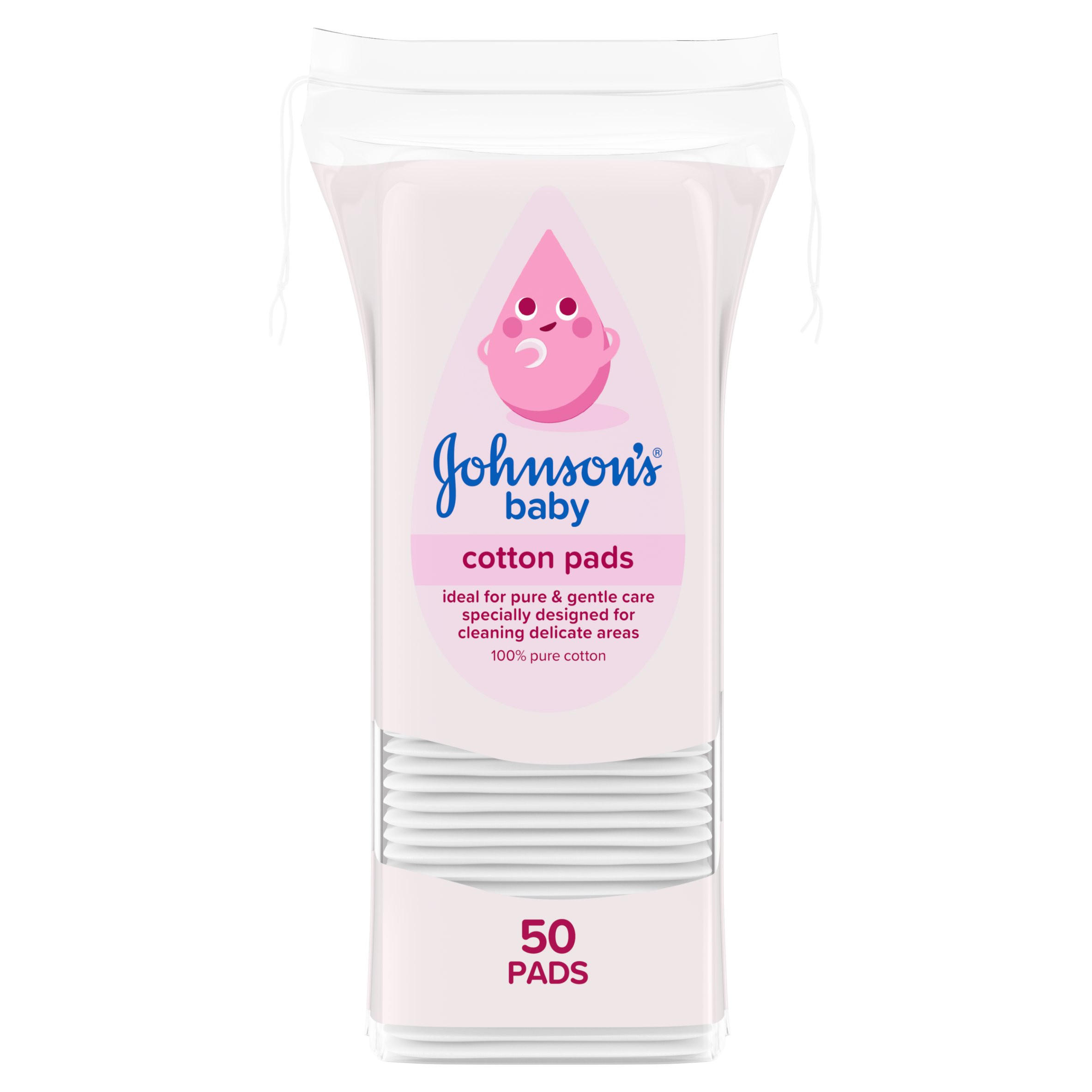 JOHNSON'S Baby Cotton Pads 50