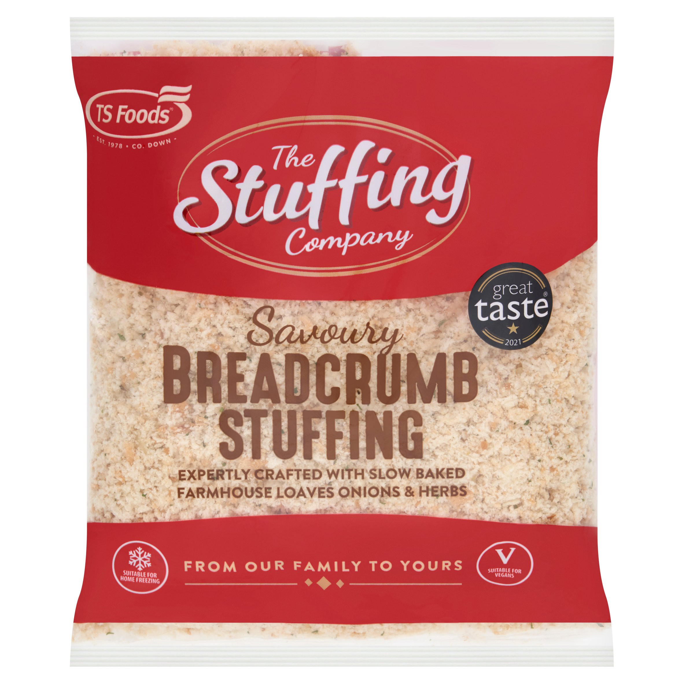 TS Foods The Stuffing Company Savoury Breadcrumb Stuffing 283g