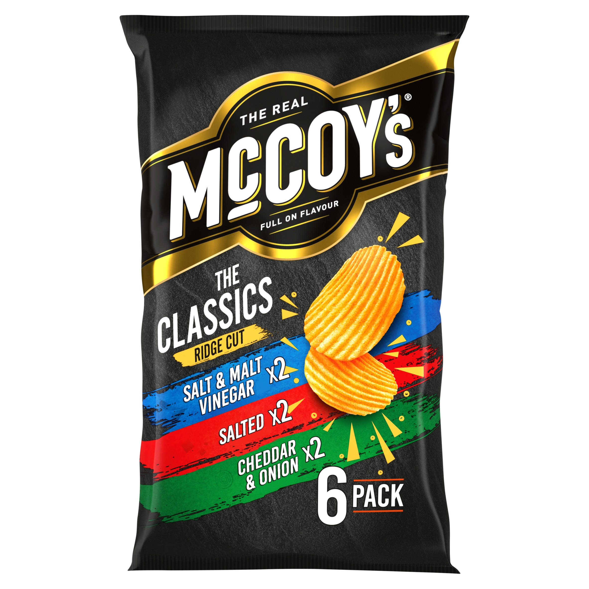 McCoy's Classic Variety Multipack Crisps 6 Pack