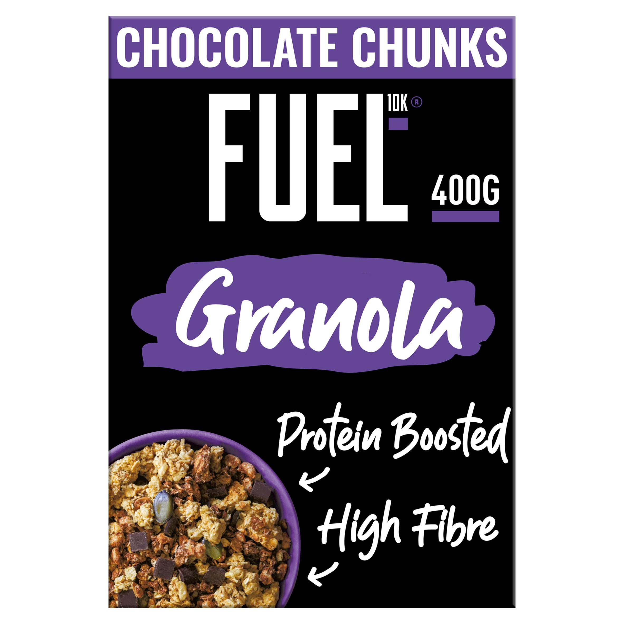 FUEL10K Chocolate Chunks Protein Granola Breakfast Cereal 400g