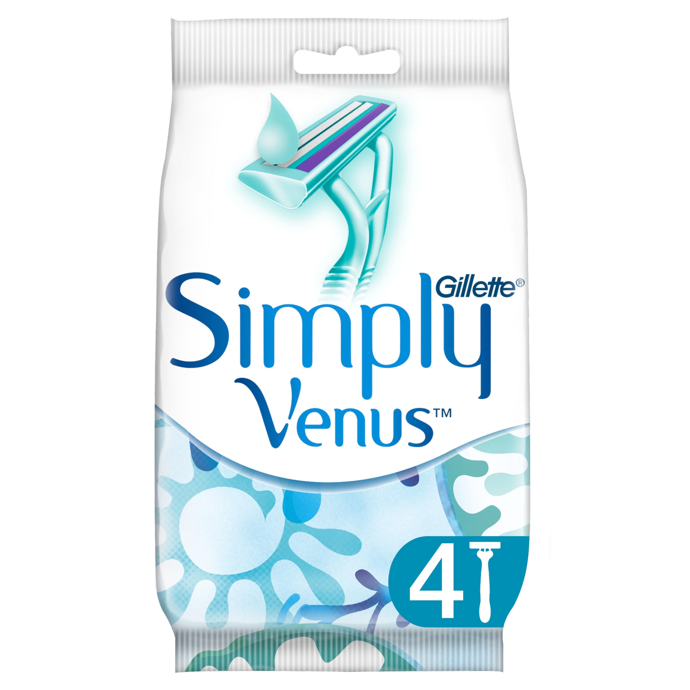Simply Venus 2 Disposable Razors x4