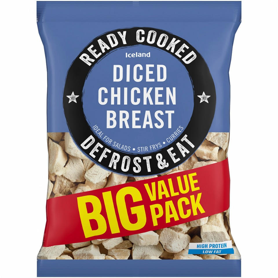 Iceland Diced Chicken Breast 2.1kg