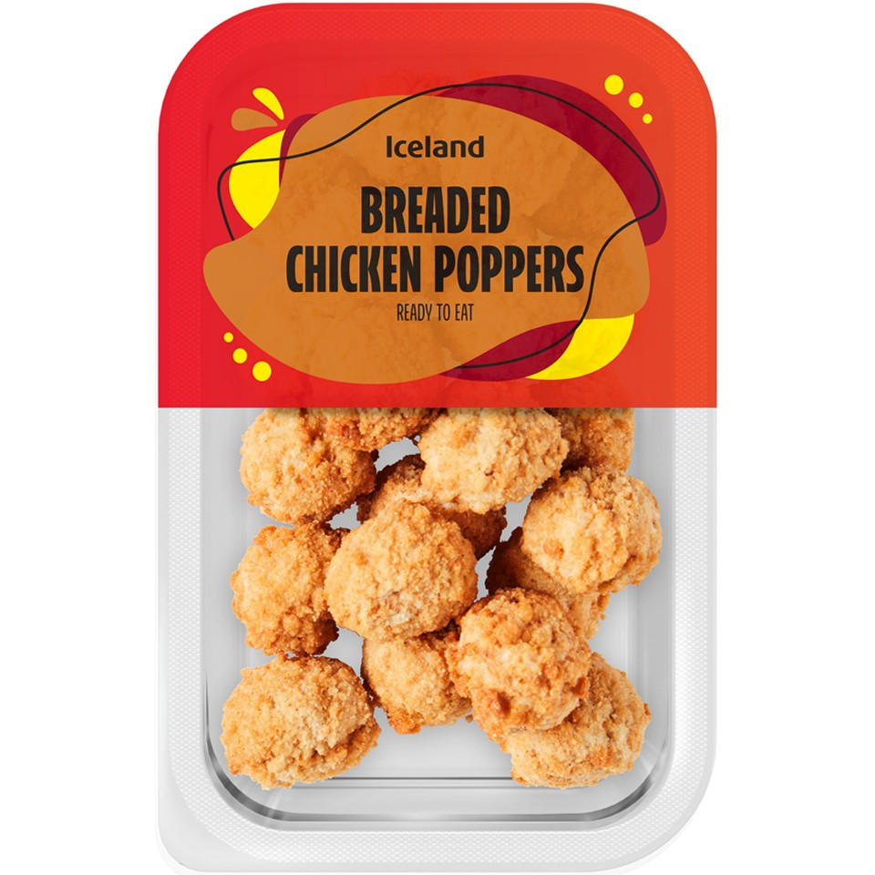 Iceland Breaded Chicken Poppers 160g
