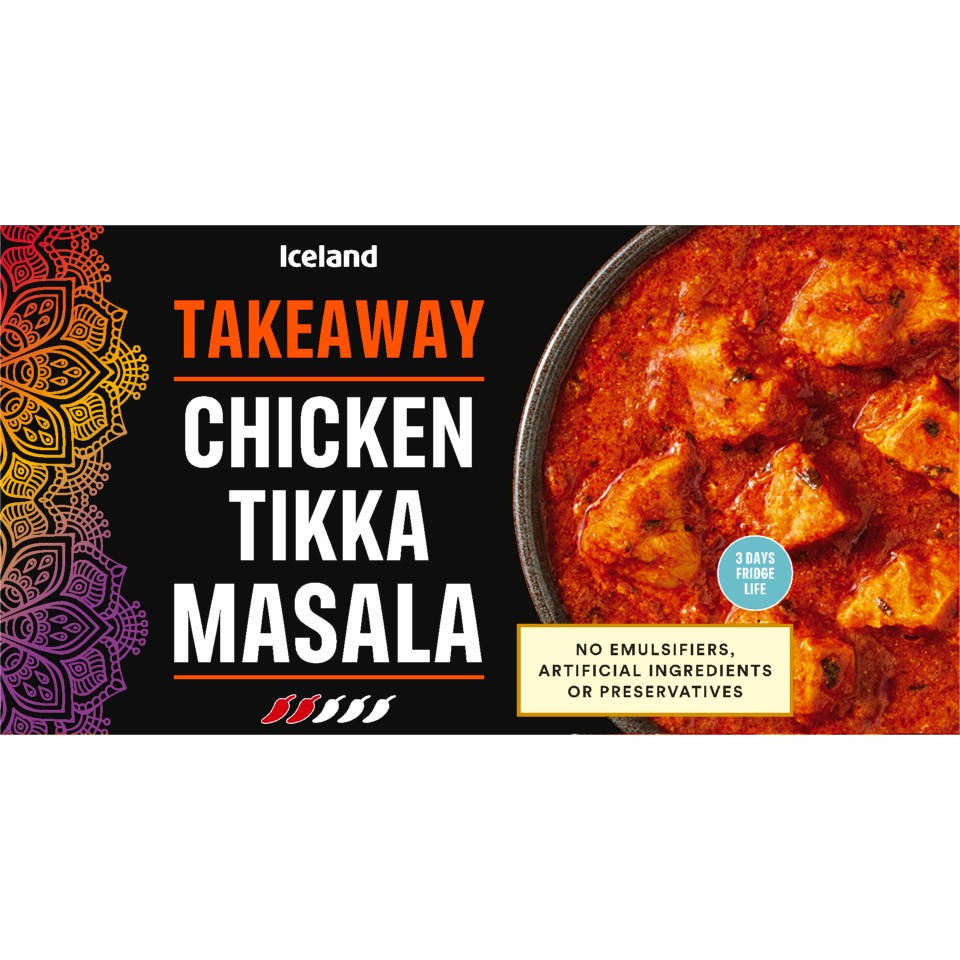 Iceland Takeaway Chicken Tikka Masala 375g