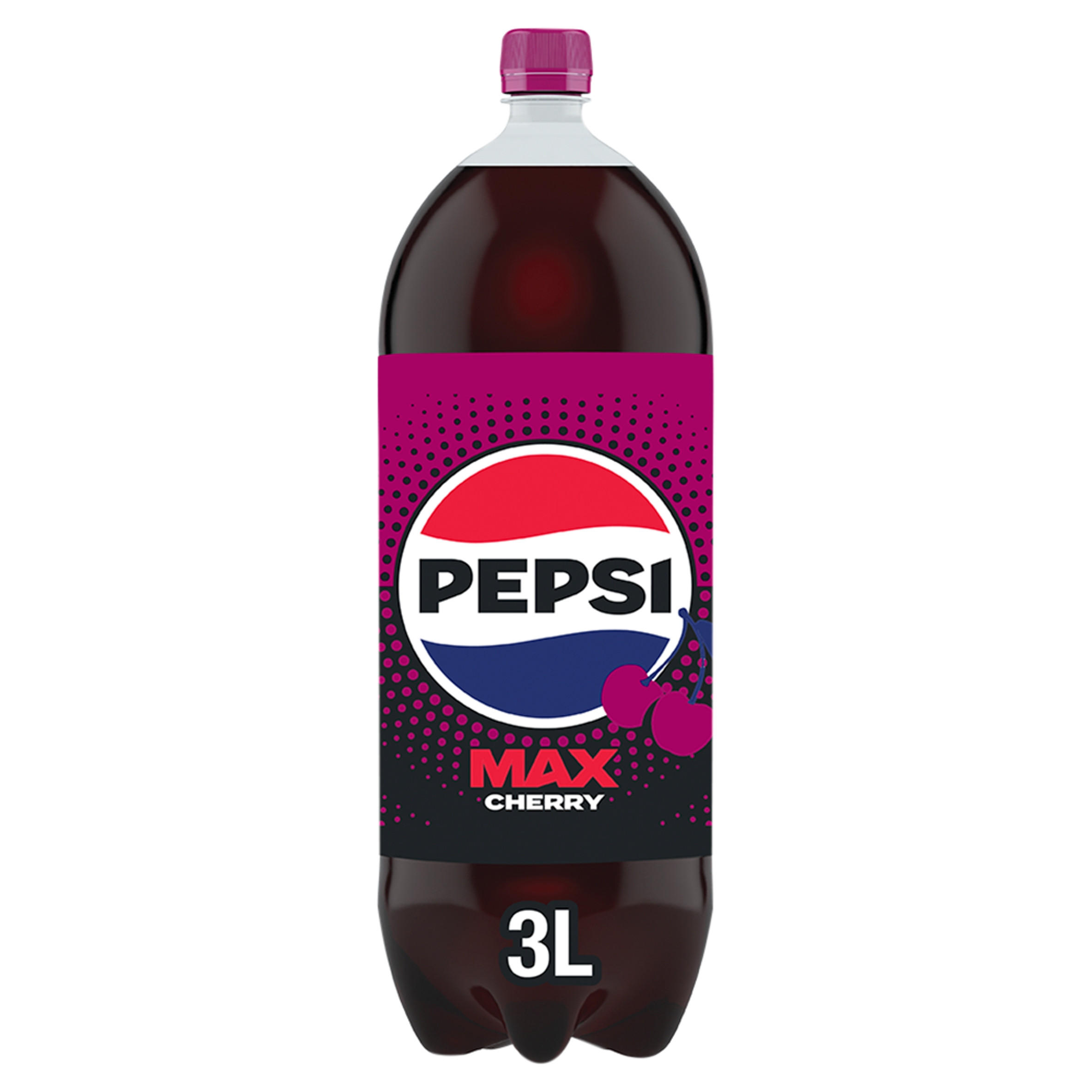 Pepsi Max No Sugar Cherry Cola Bottle 3L