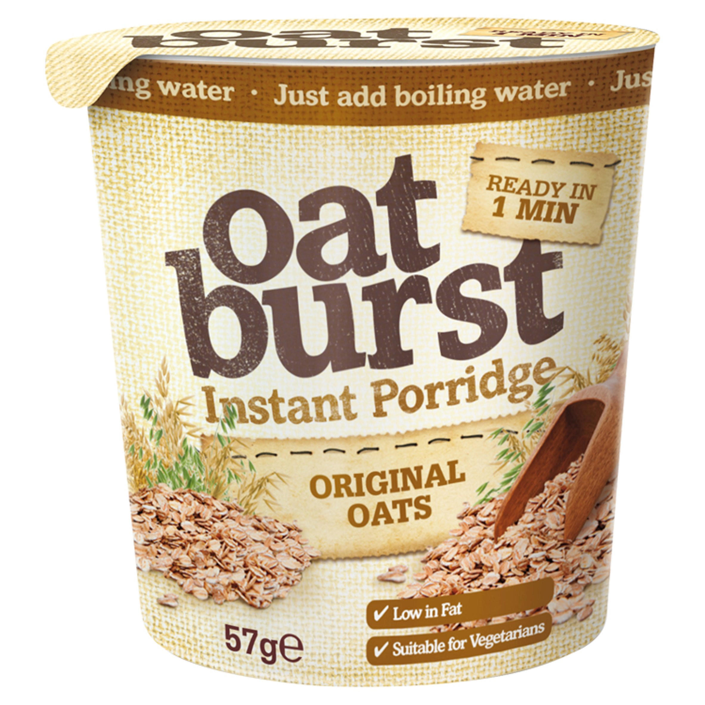 Oatburst Instant Porridge Original Oats 57g