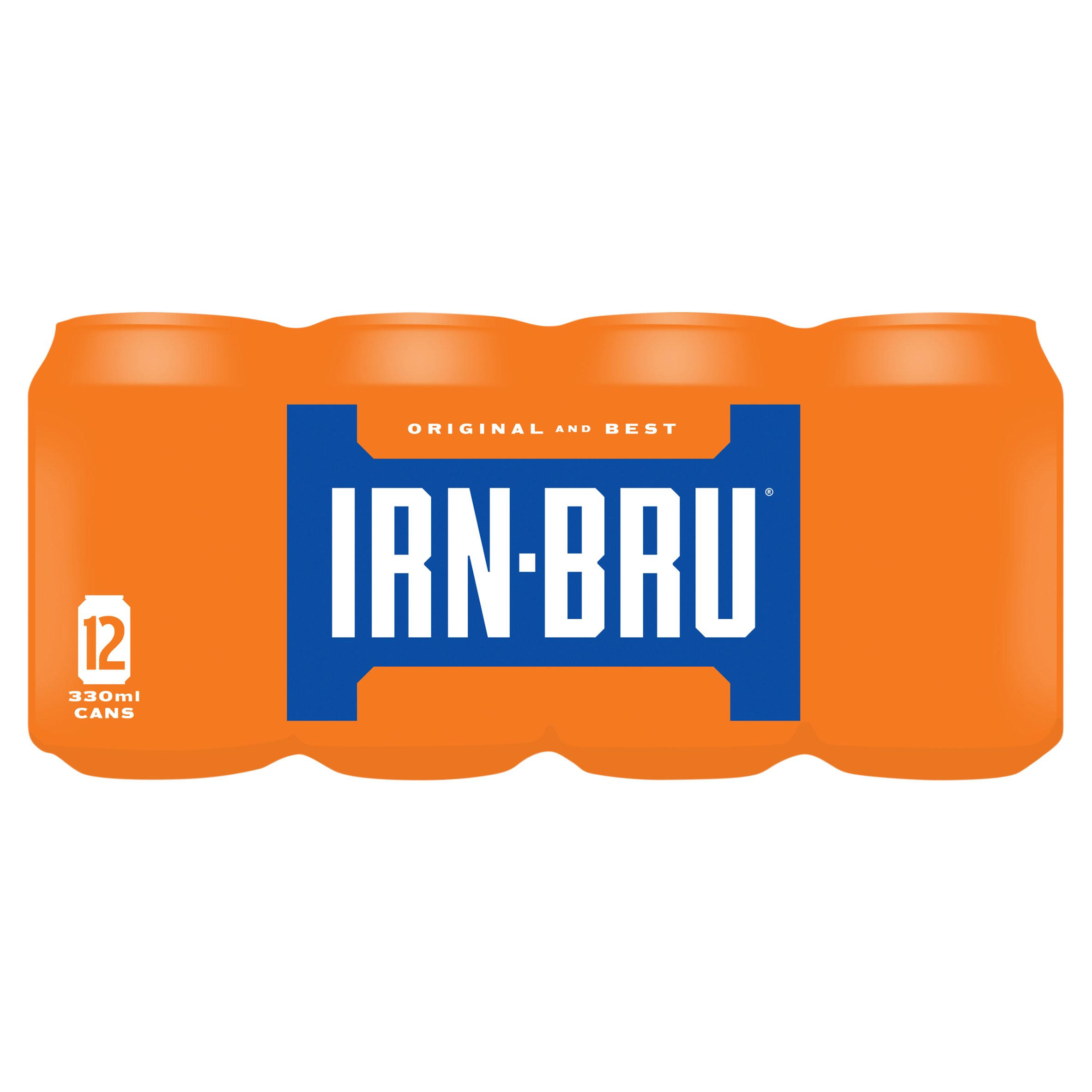 Irn-Bru Soft Drink Cans 12 x 330ml