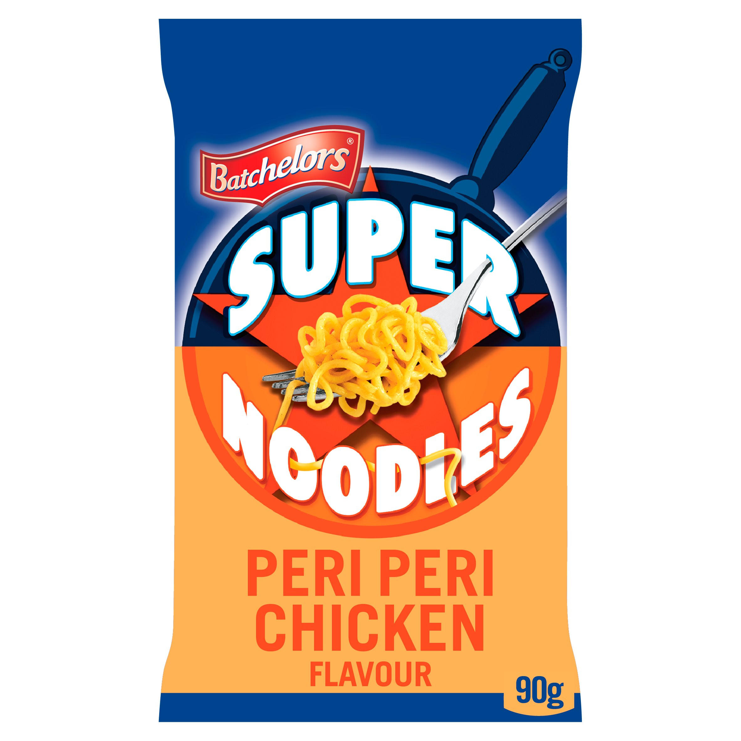 Batchelors Super Noodles Zingy Peri Peri Chicken Flavour Instant Noodle Block 90g