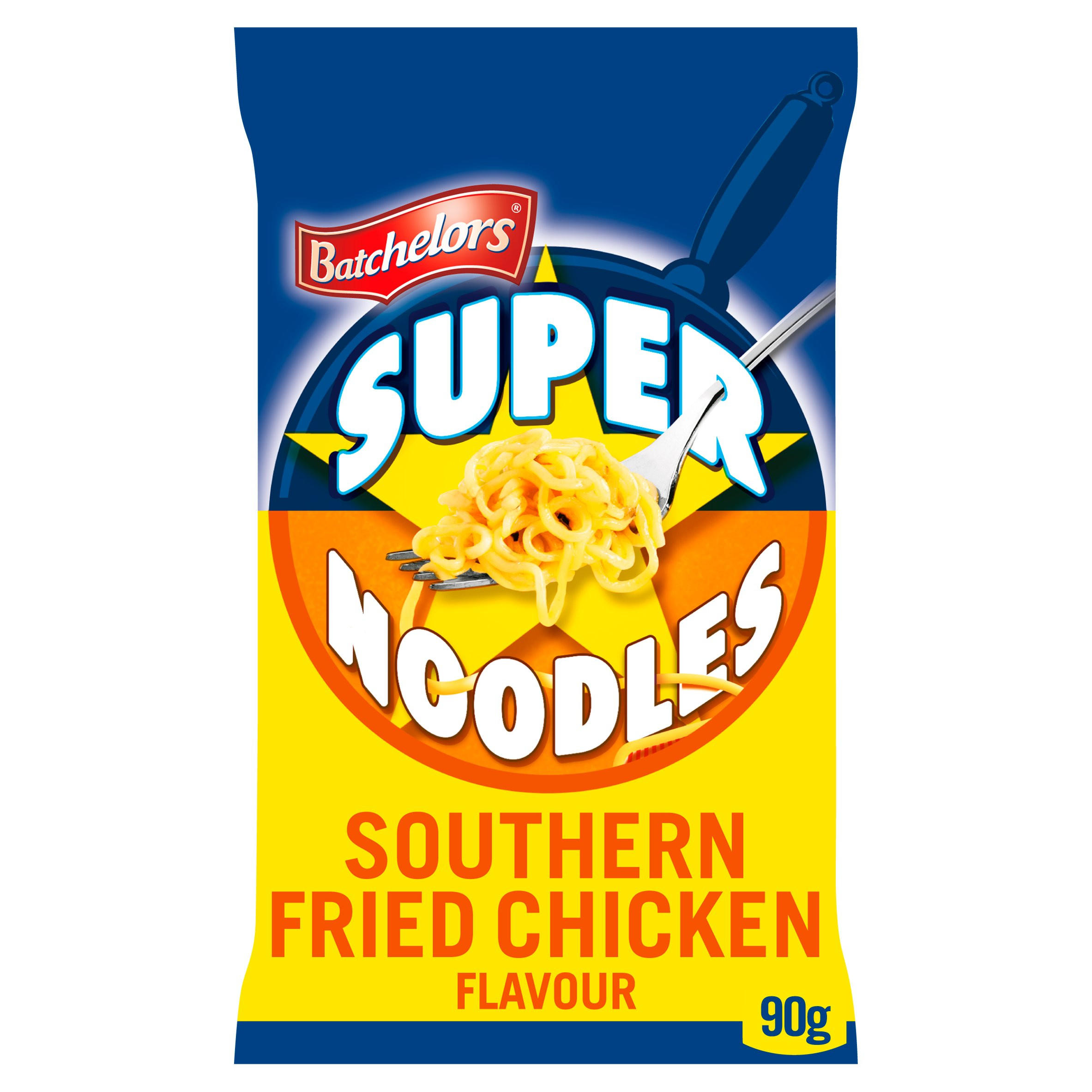 Batchelors Super Noodles Southern Fried Chicken Flavour Noodle Block 90g