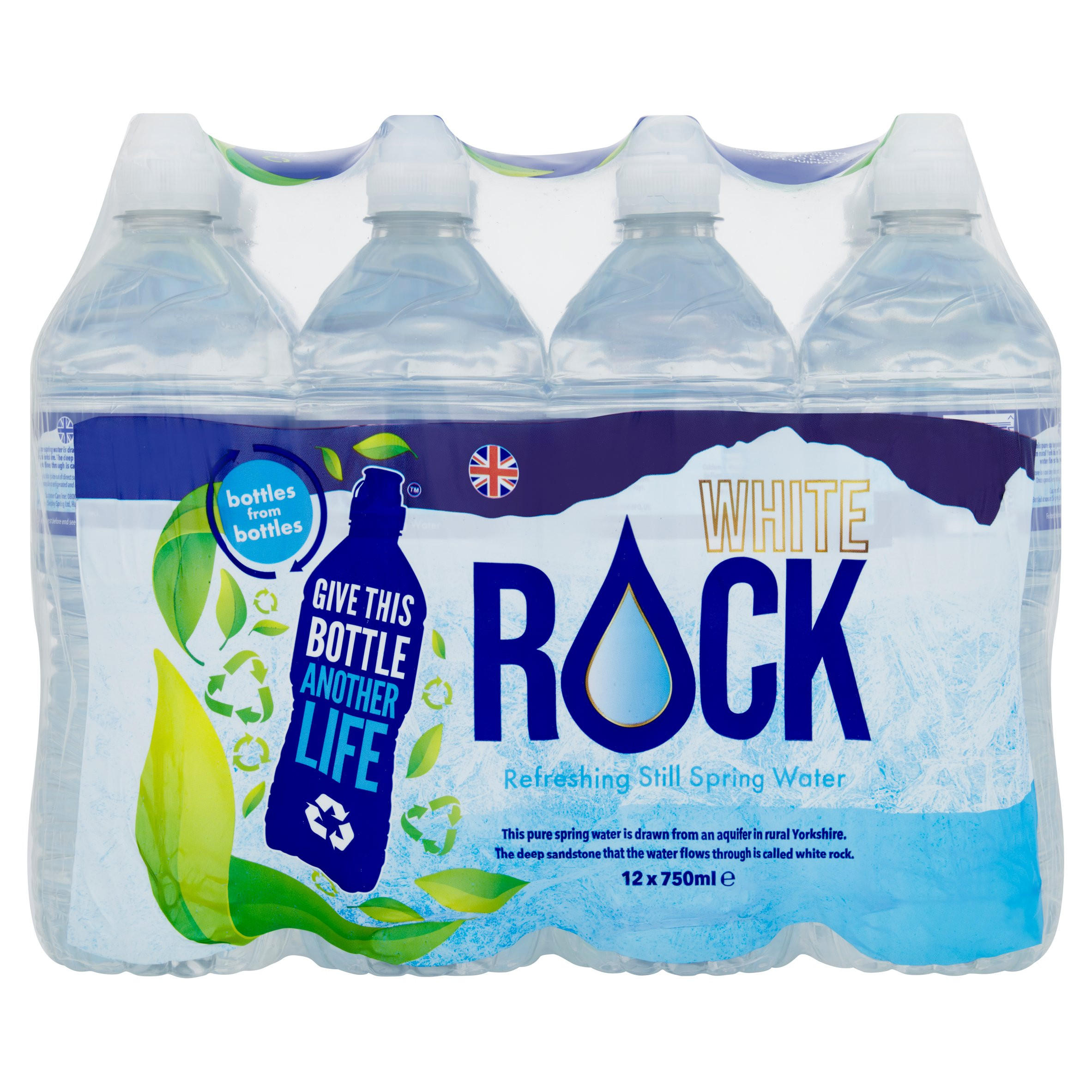 White Rock Refreshing Still Spring Water 12 x 750ml