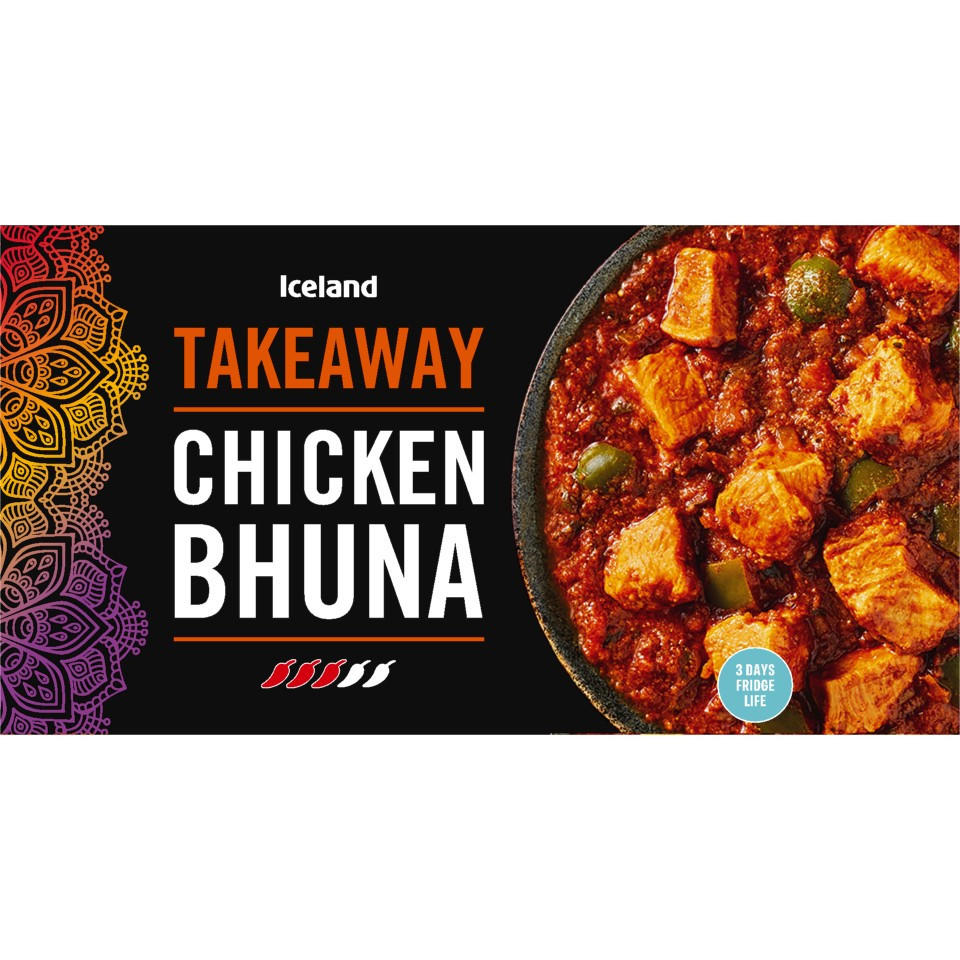 Iceland Takeaway Chicken Bhuna 375g