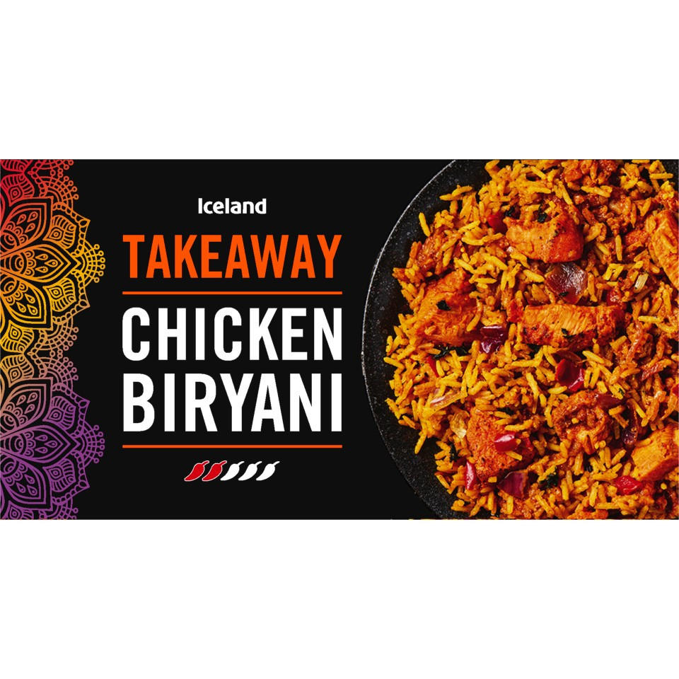 Iceland Takeaway Chicken Biryani 375g