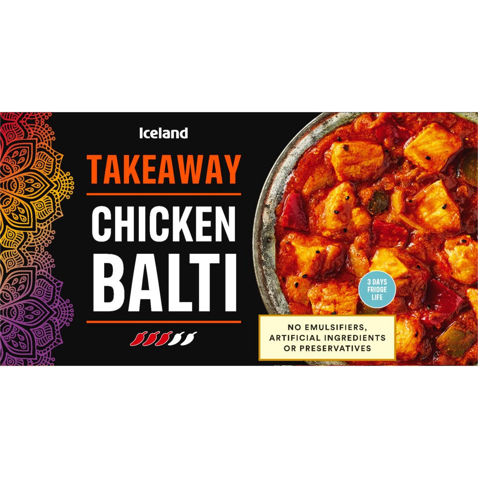 Iceland Takeaway Chicken Balti 375g