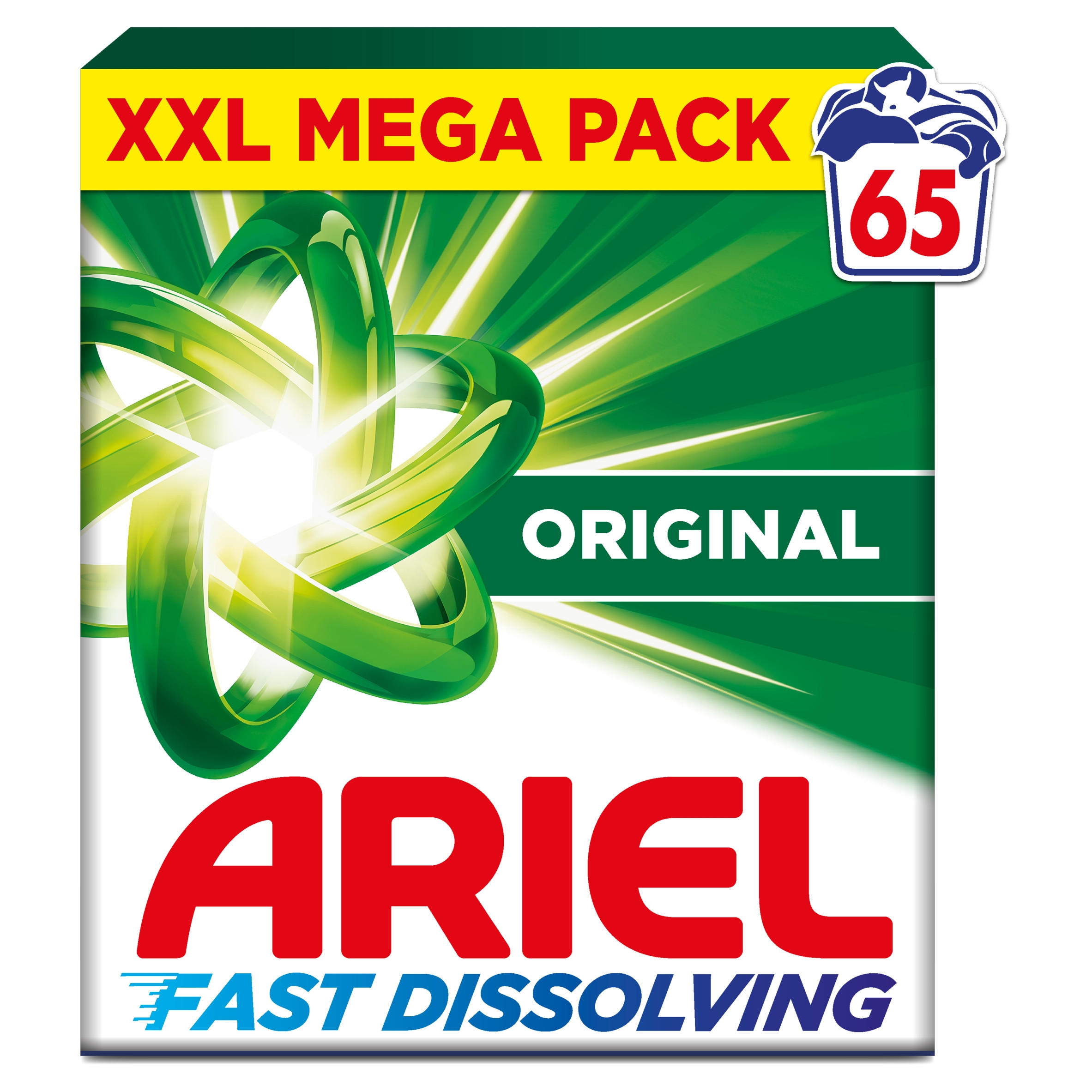 Ariel Washing Powder Original  3.25kg, 65  Washes