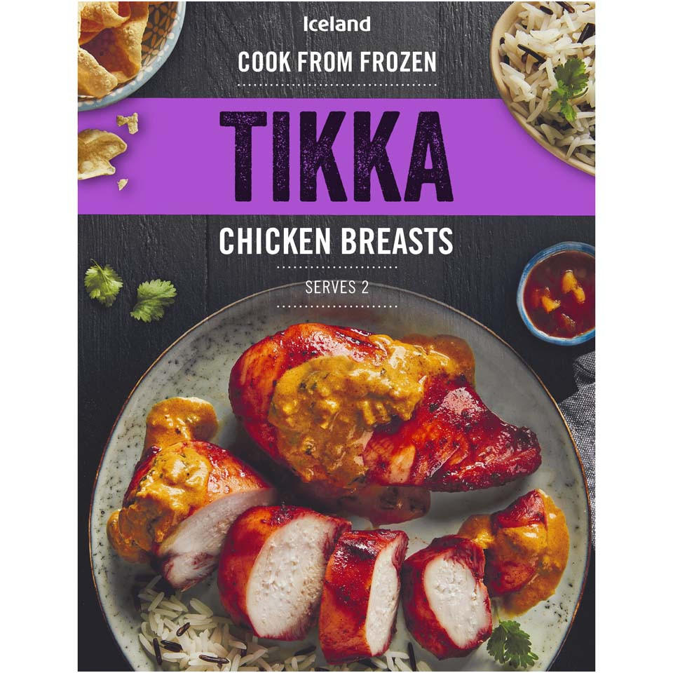 Iceland Tikka Chicken Breasts 400g