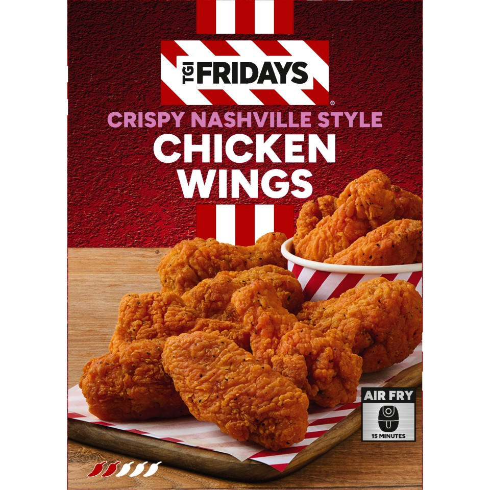 TGI Fridays Crispy Nashville Style Chicken Wings 600 g