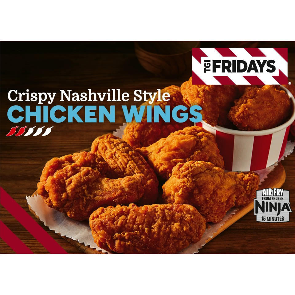 TGI Fridays Crispy Nashville Style Chicken Wings 600 g
