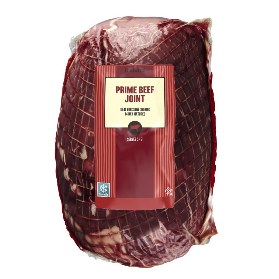 Iceland Prime Beef Joint 14 Day Matured 800g - 1.1kg