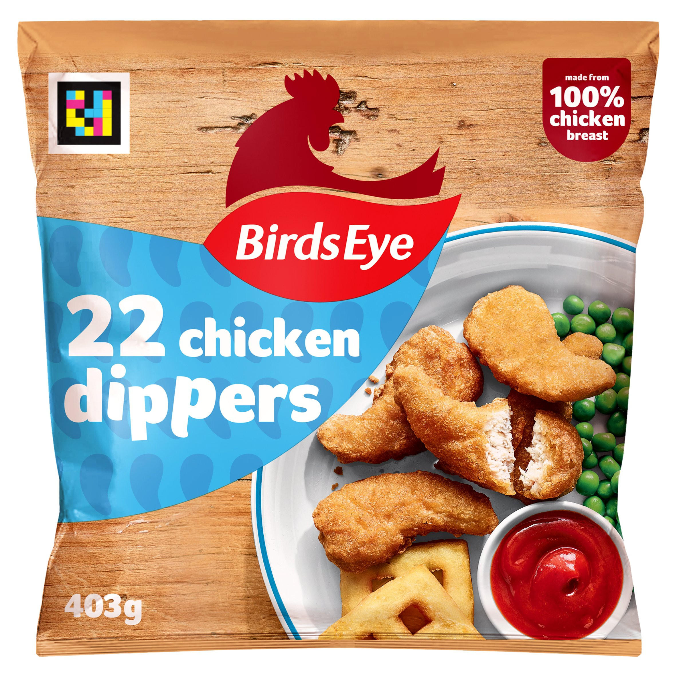 Birds Eye 22 Crispy Chicken Dippers 403g