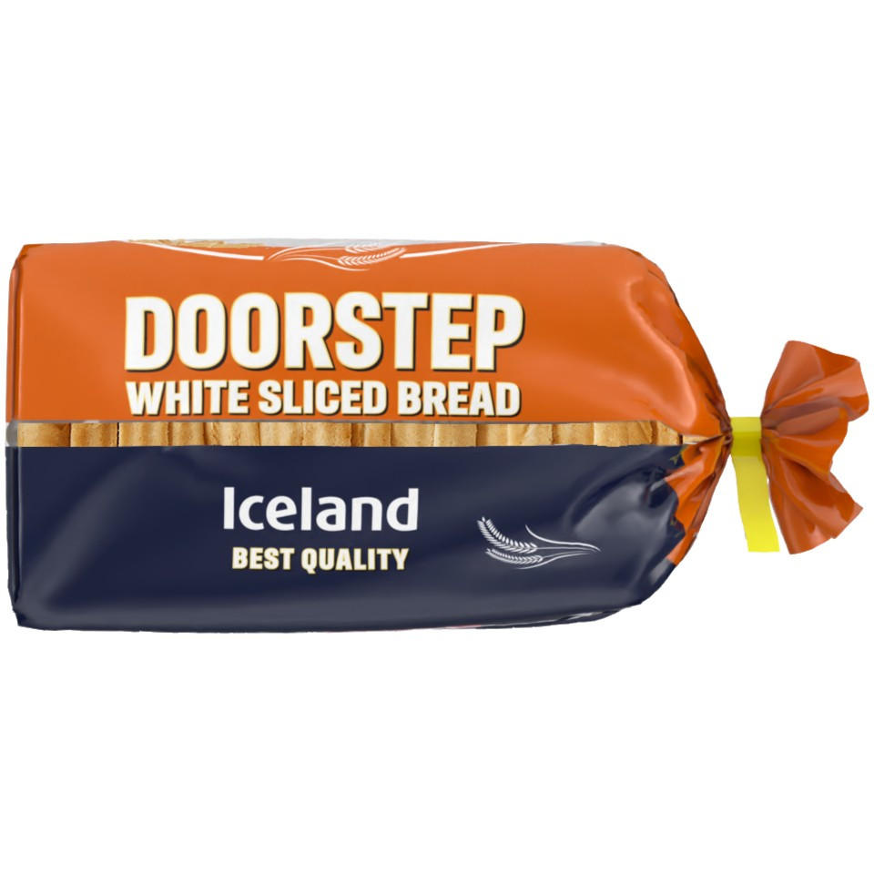Iceland Doorstop White Sliced Bread 800g