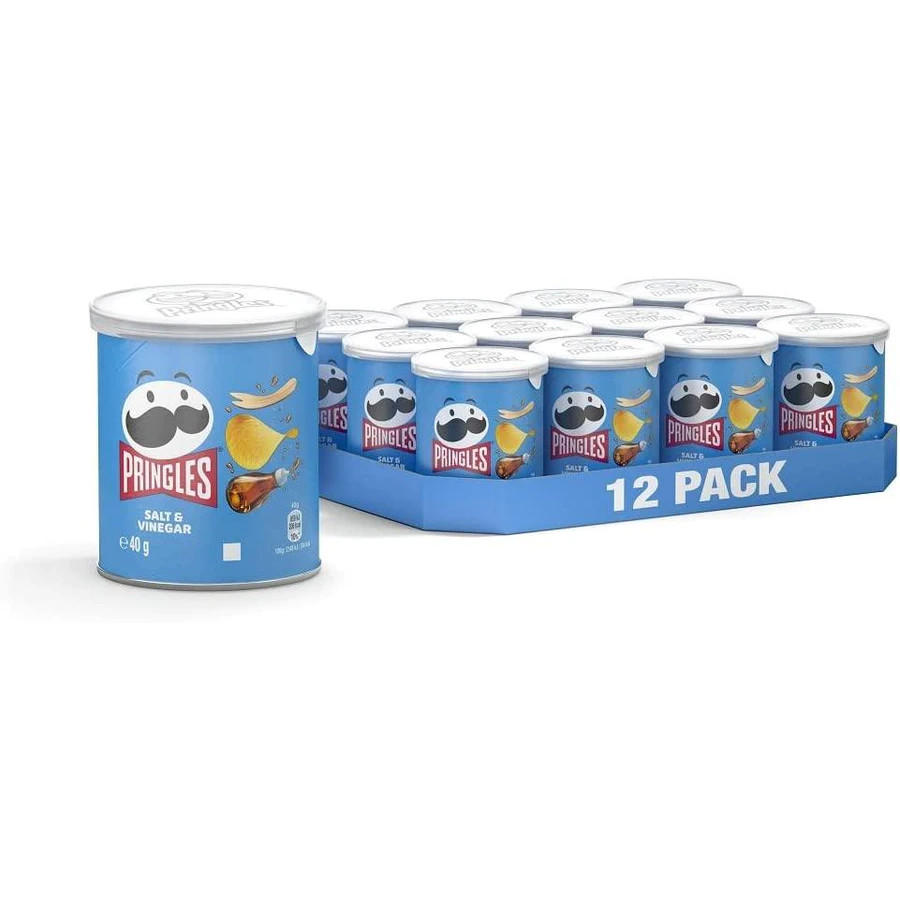 Pringles Salt & Vinegar 12 x 40g