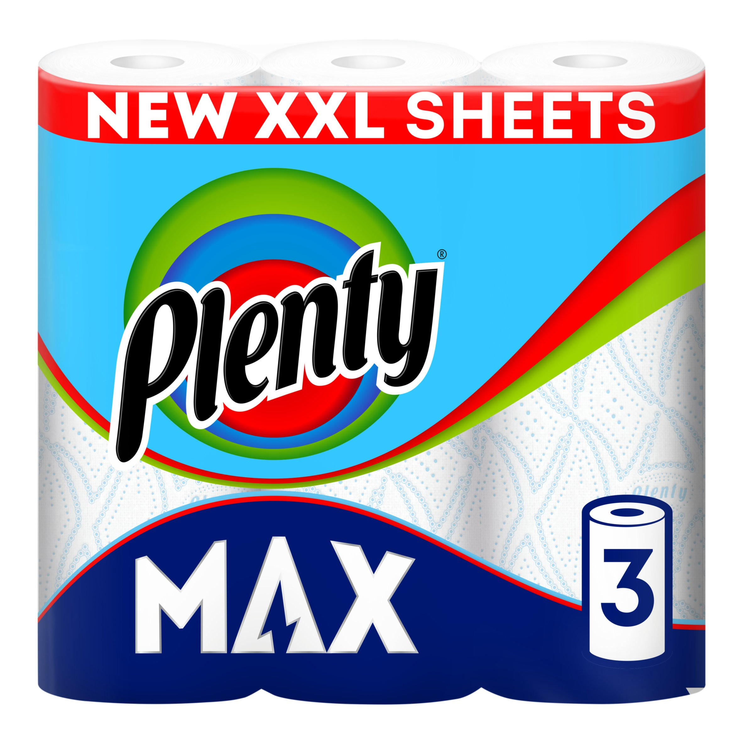 Plenty Max Kitchen Roll 3 Rolls