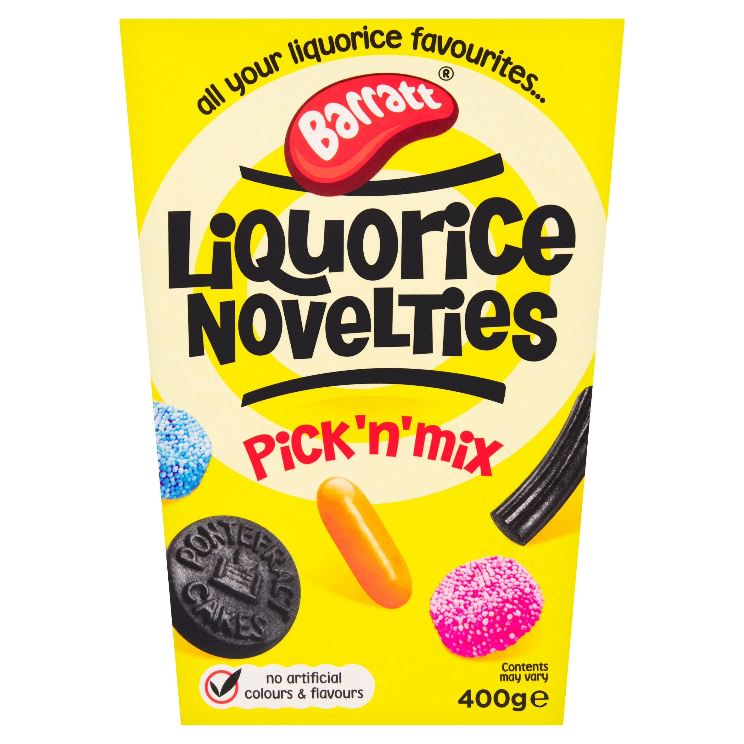 Barratt Pick 'n' Mix Liquorice Novelties 400g
