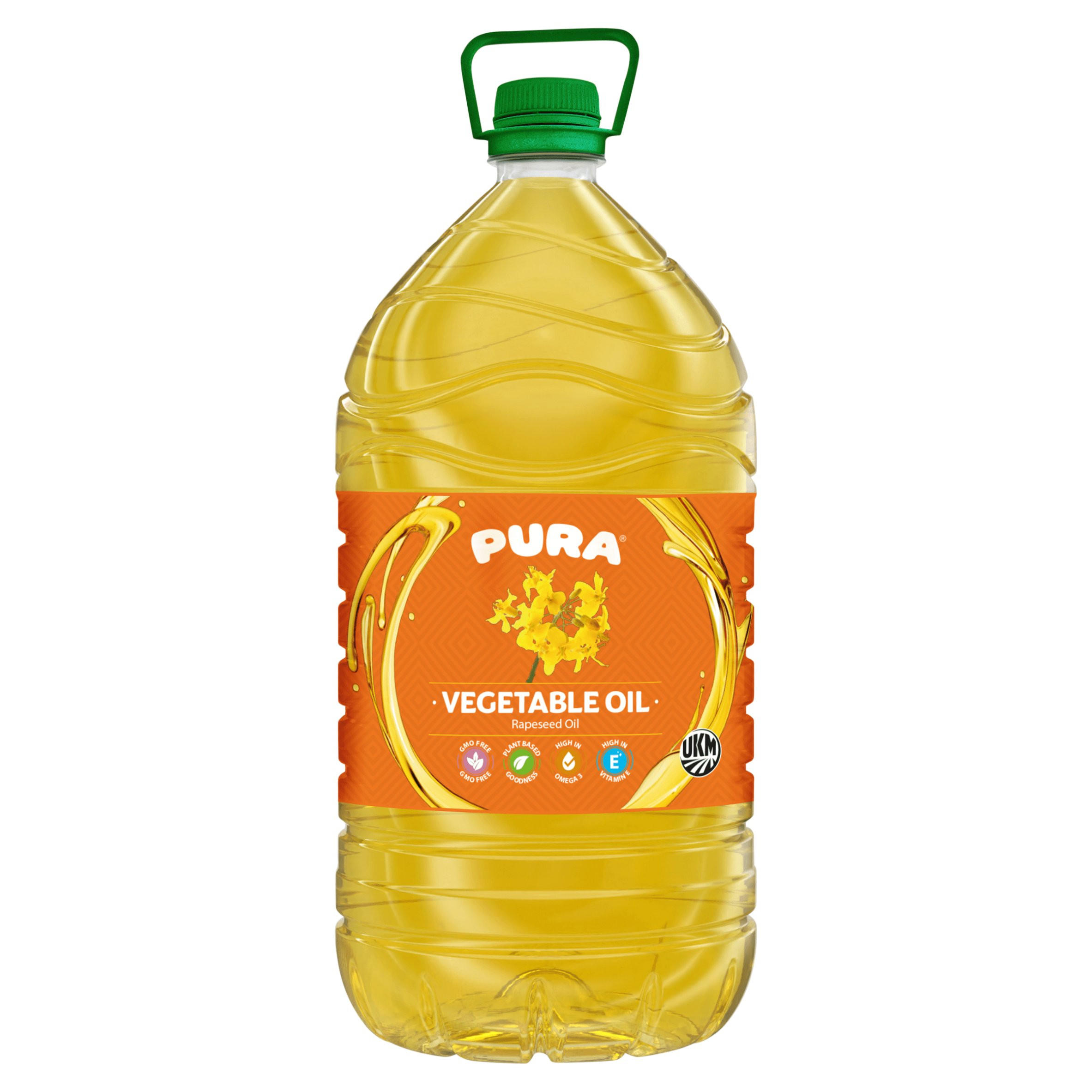 Pura Vegetable Oil Rapeseed Oil 5L
