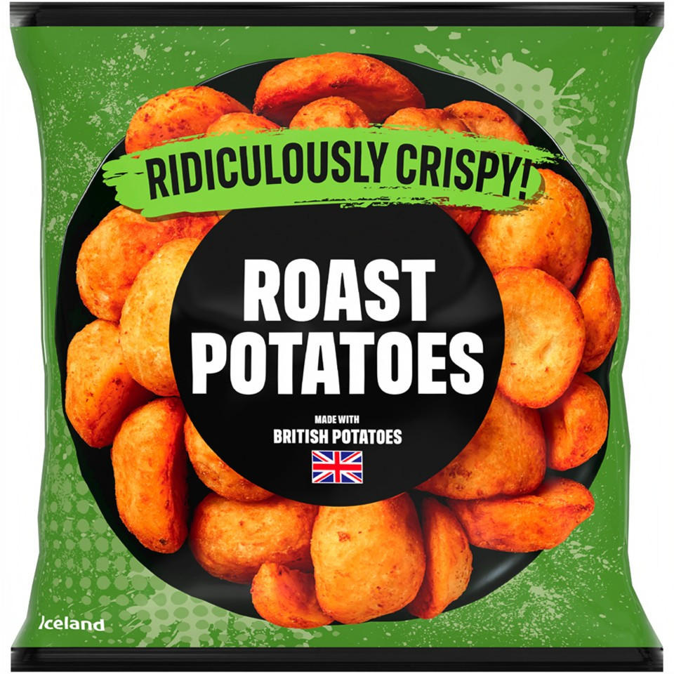 Iceland Ridiculously Crispy Roast Potatoes 1kg