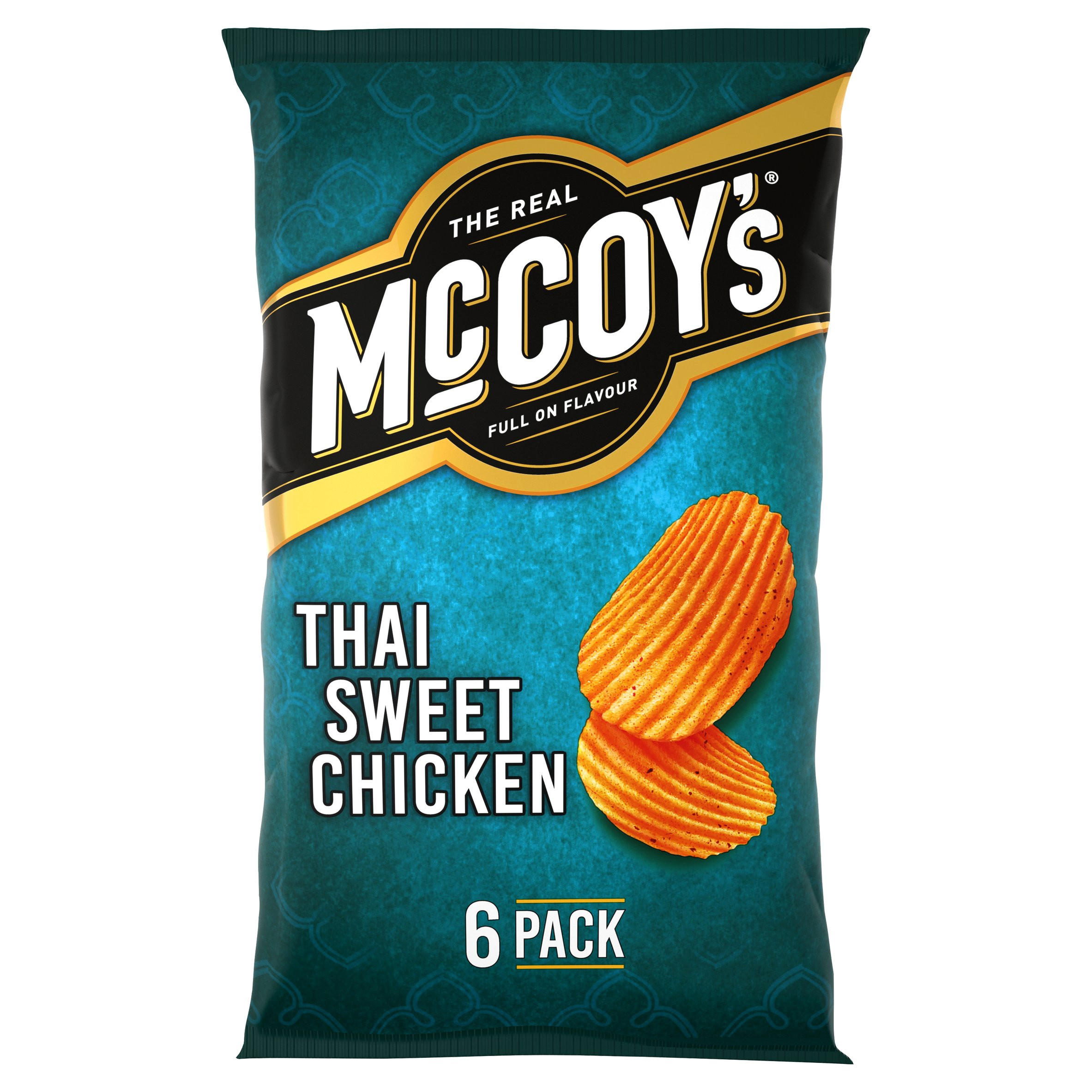 McCoy's Thai Sweet Chicken Multipack Crisps 6 Pack
