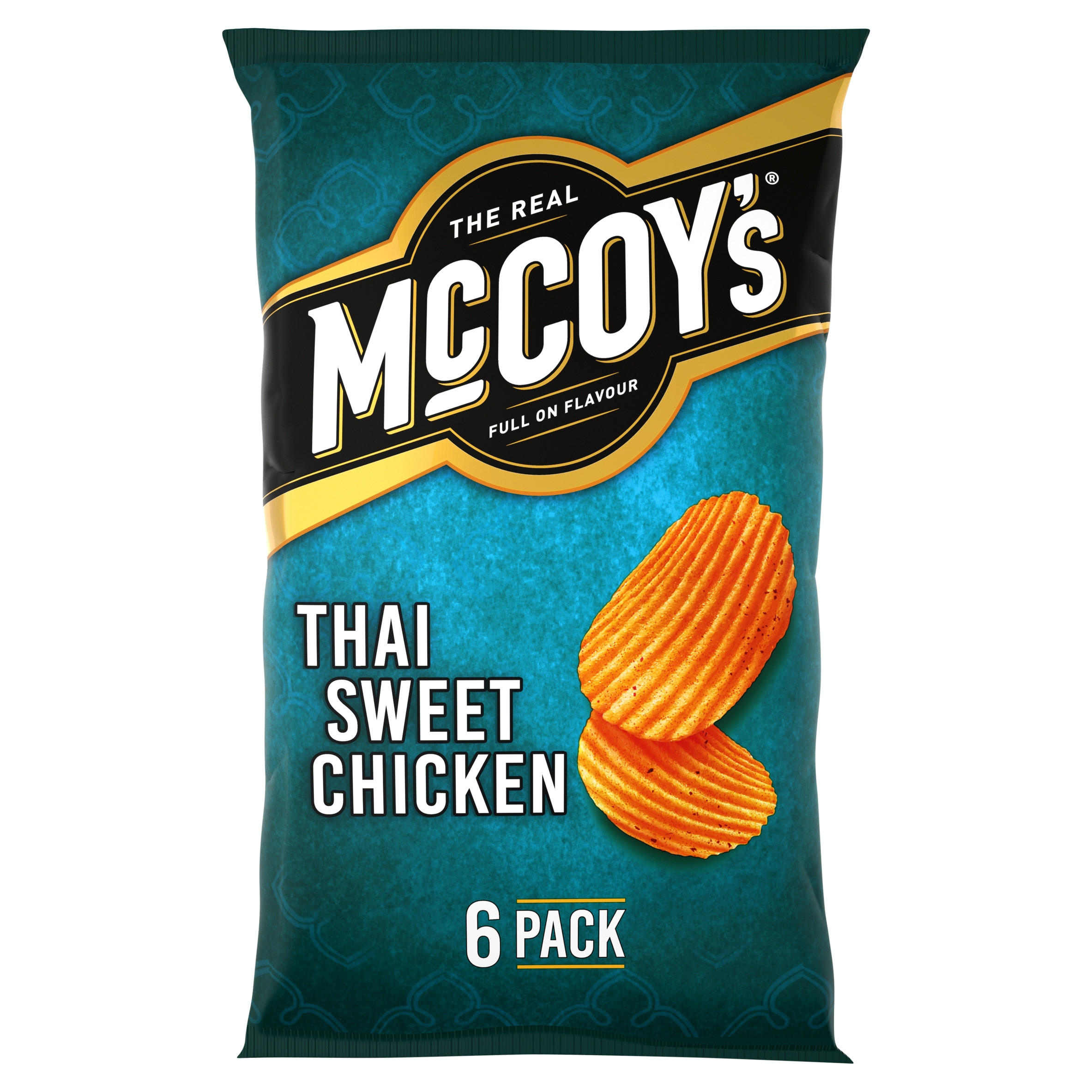 McCoy's Thai Sweet Chicken Flavour Potato Crisps 6 x 25g