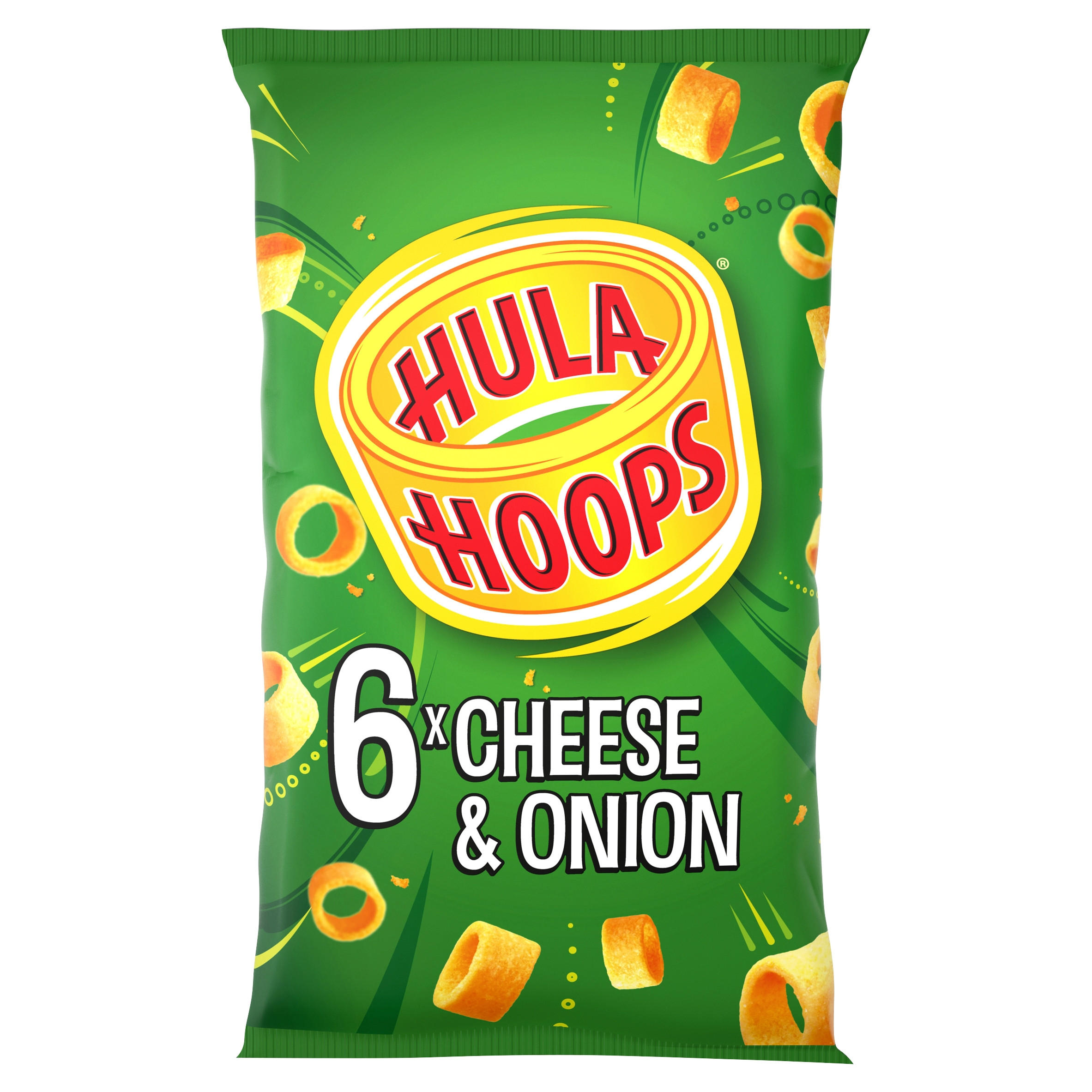 Hula Hoops Cheese & Onion Multipack Crisps 6 Pack SRP