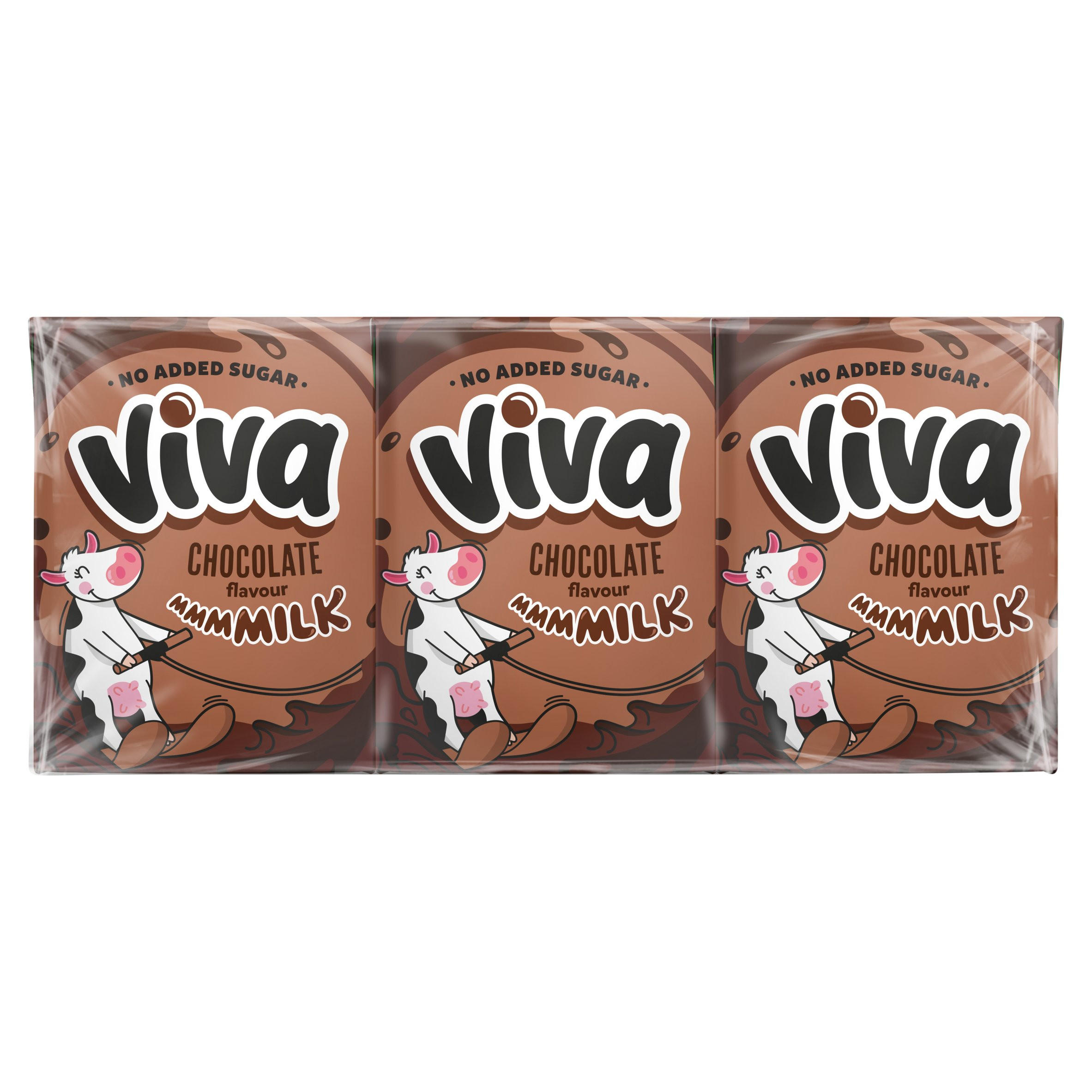 VIVA Chocolate Flavour Milk 3 x 200ml