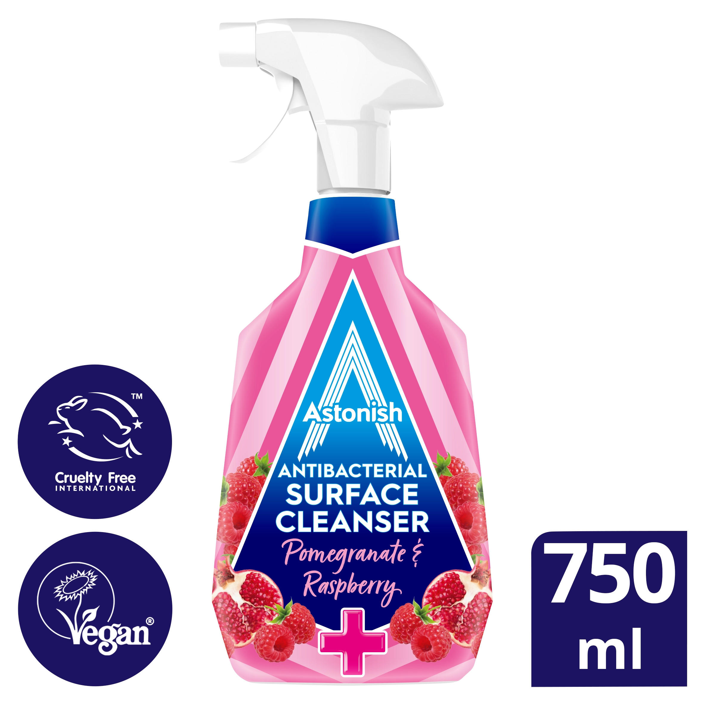 Astonish Pomegranate & Raspberry Antibacterial Surface Cleanser 750ml
