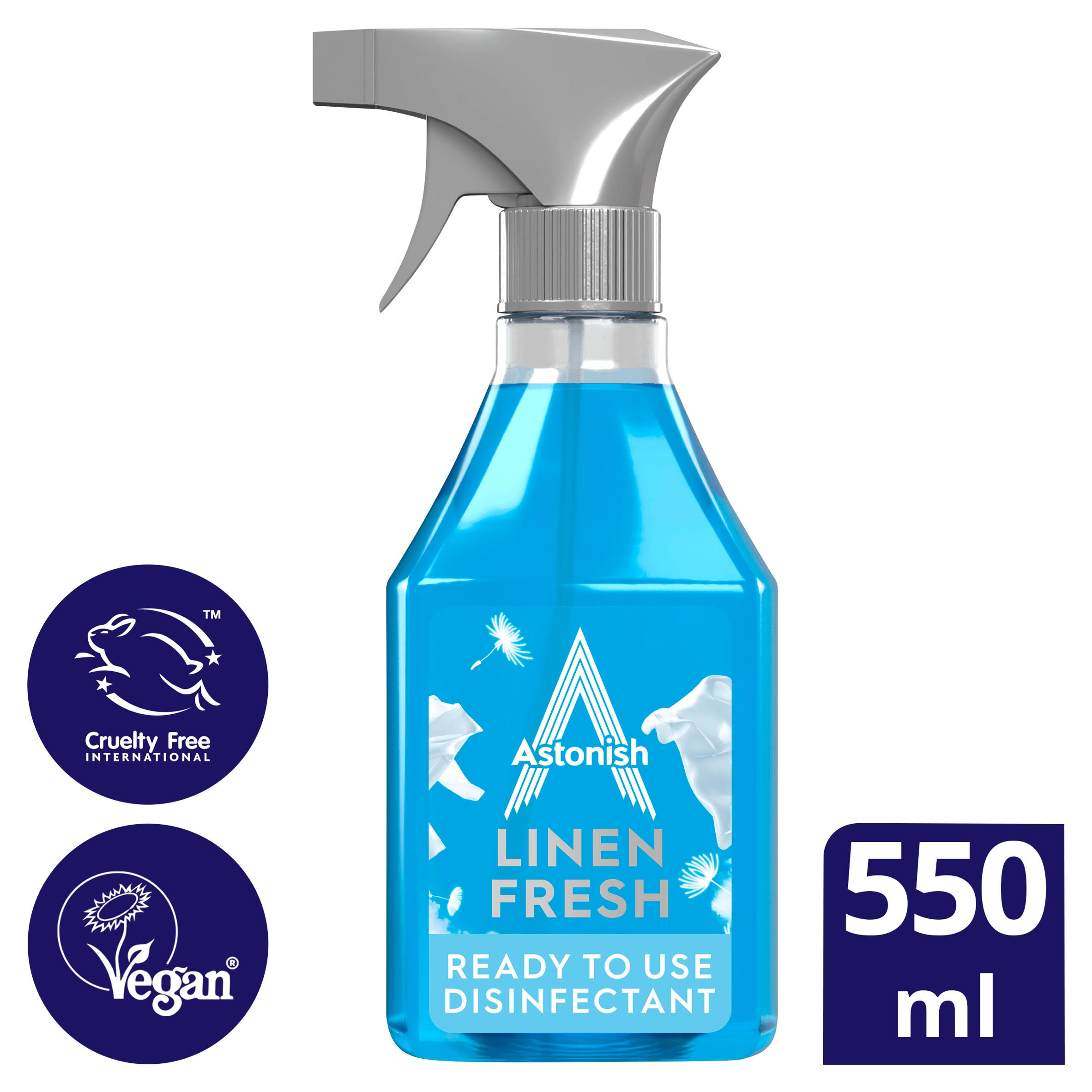 Astonish Linen Fresh Ready to Use Disinfectant 550ml