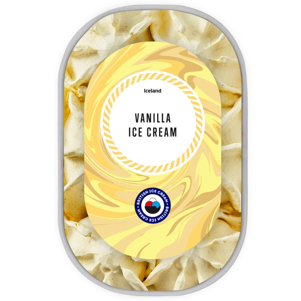 Iceland Vanilla Ice Cream 900ml