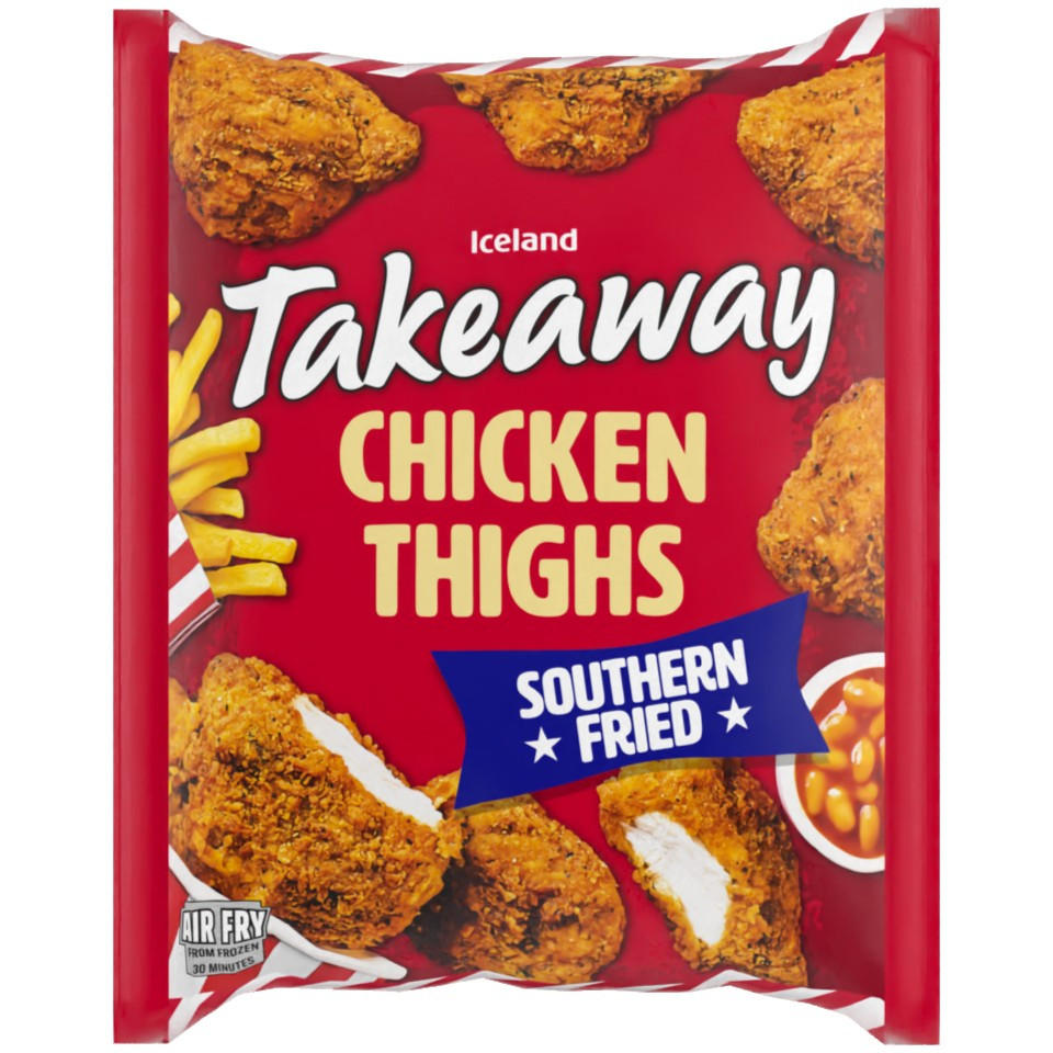 Iceland Southern Fried Chicken Thighs 600g