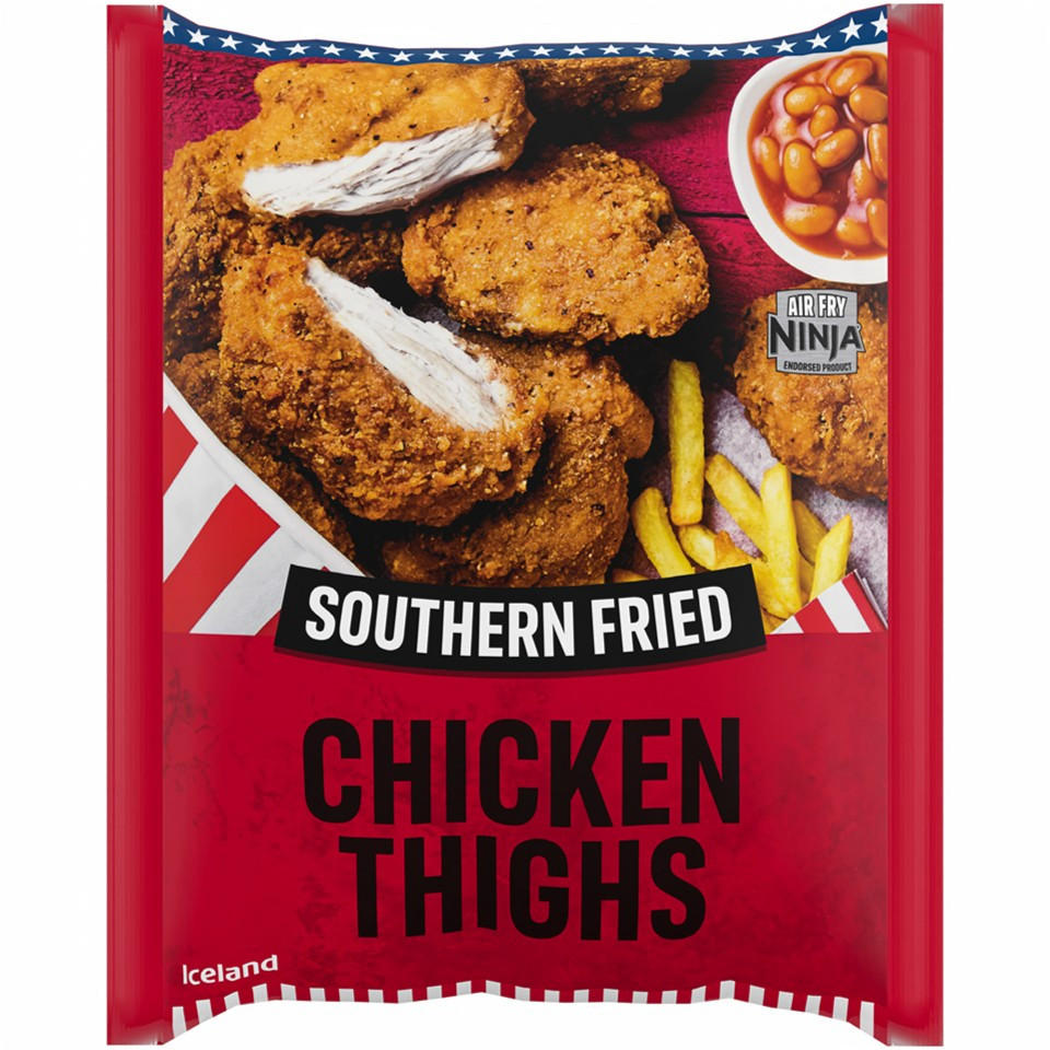 Iceland Southern Fried Chicken Thighs 600g