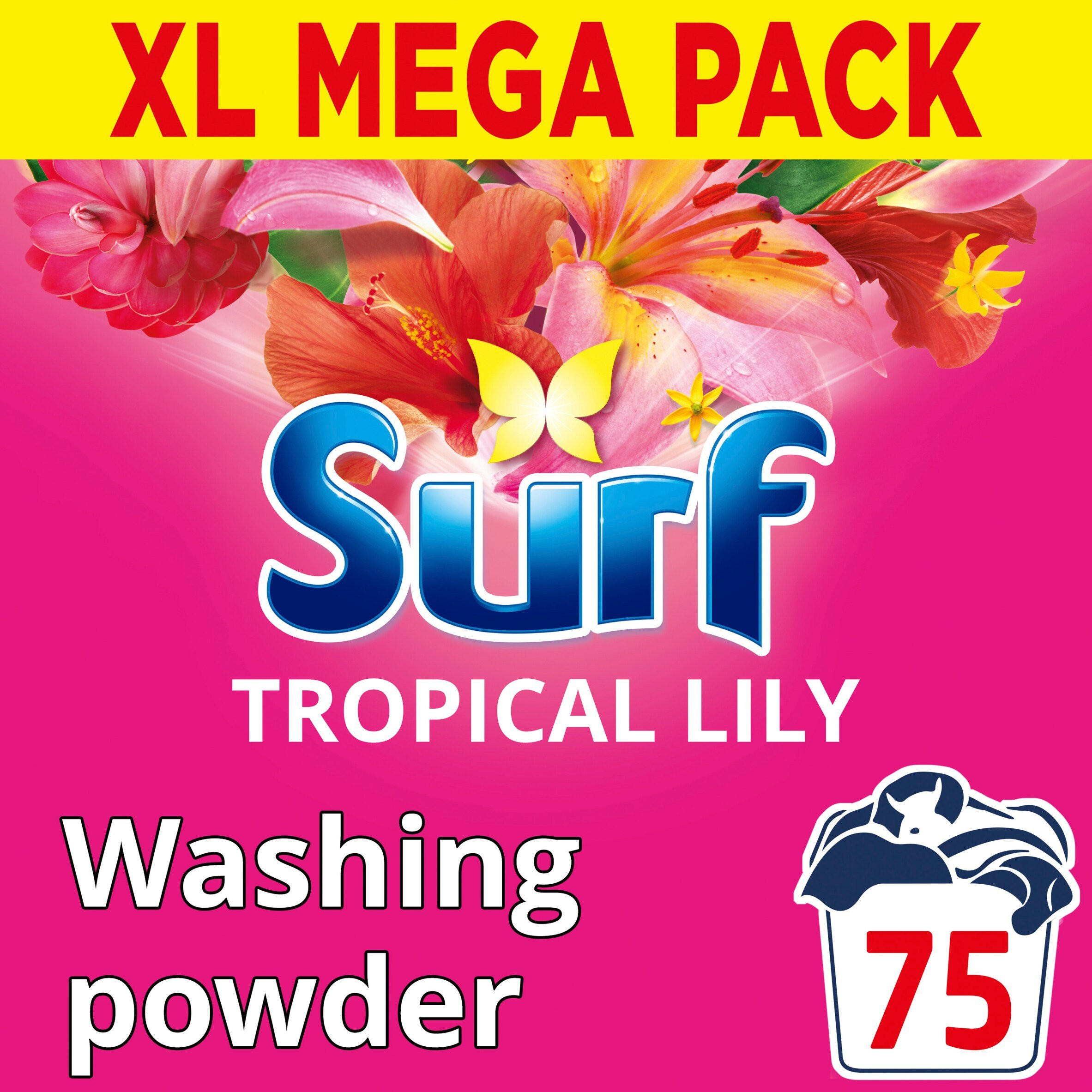 Surf Washing Powder Tropical Lily 75 washes 3.75 kg