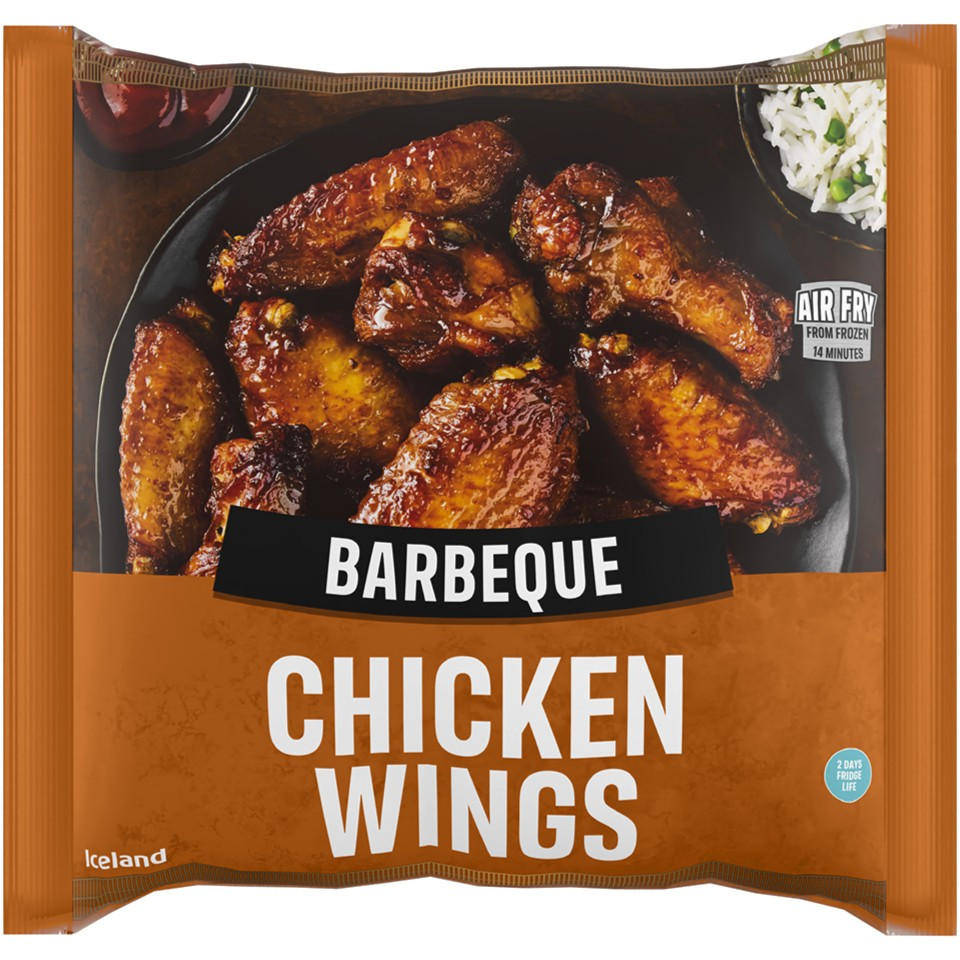 Iceland Barbeque Chicken Wings 850 g