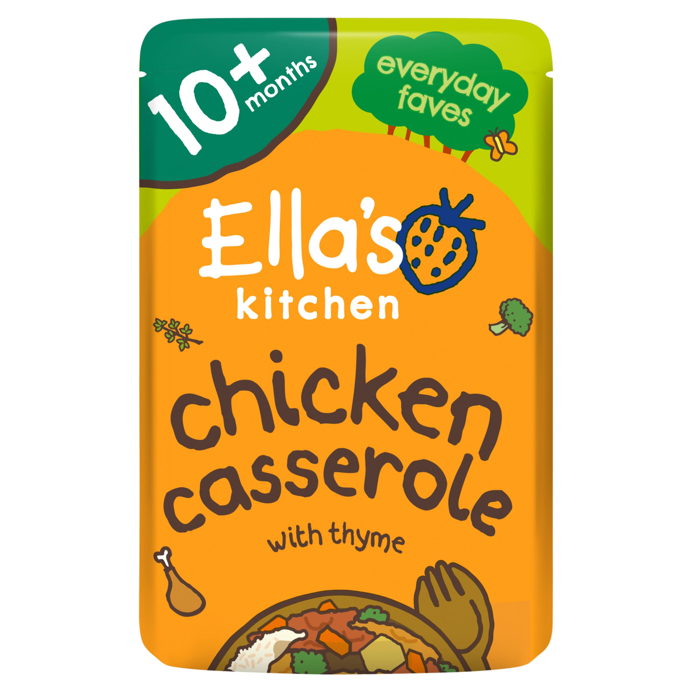 Ella's Kitchen Chicken Casserole with Thyme 10+ Months 190g