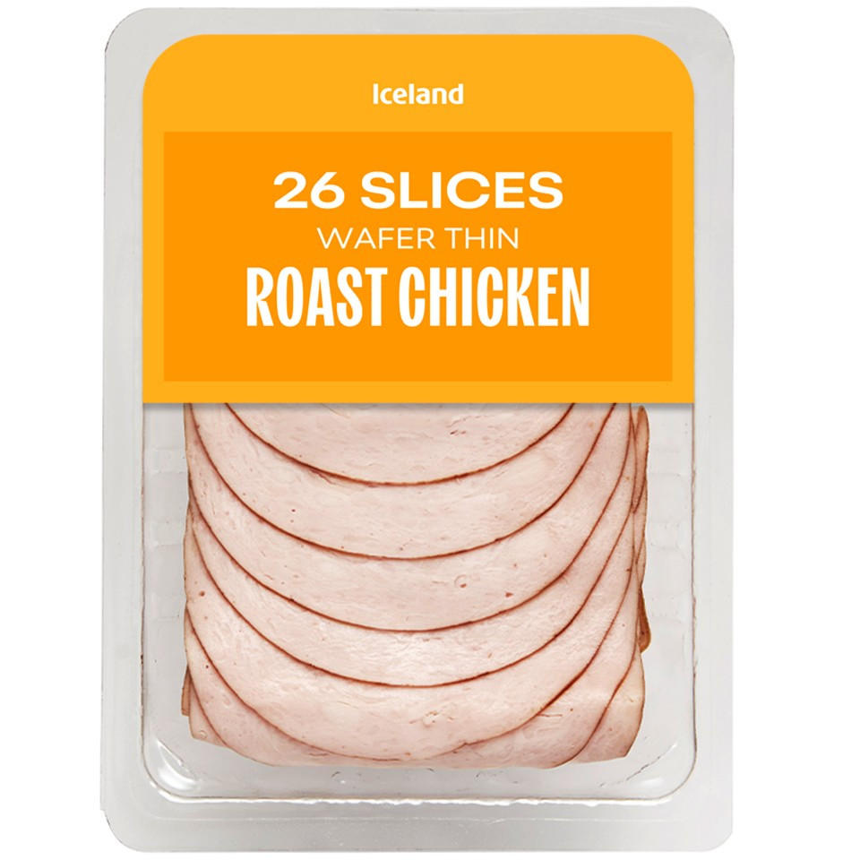 Iceland Wafer Thin Roast Chicken 210g