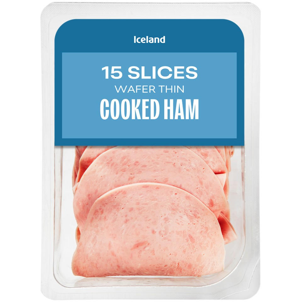 Iceland Wafer Thin Cooked Ham 120g