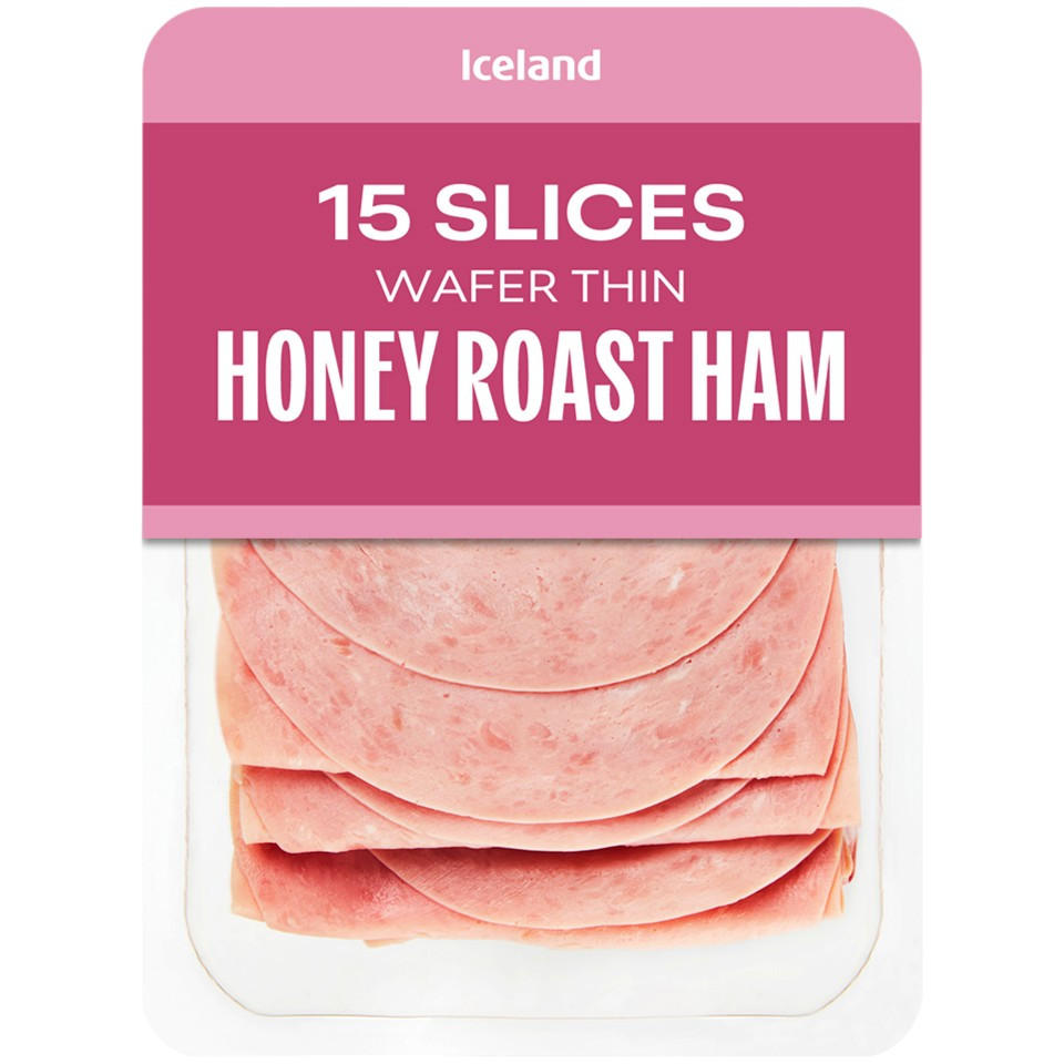 Iceland Wafer Thin Honey Roast Ham 120g