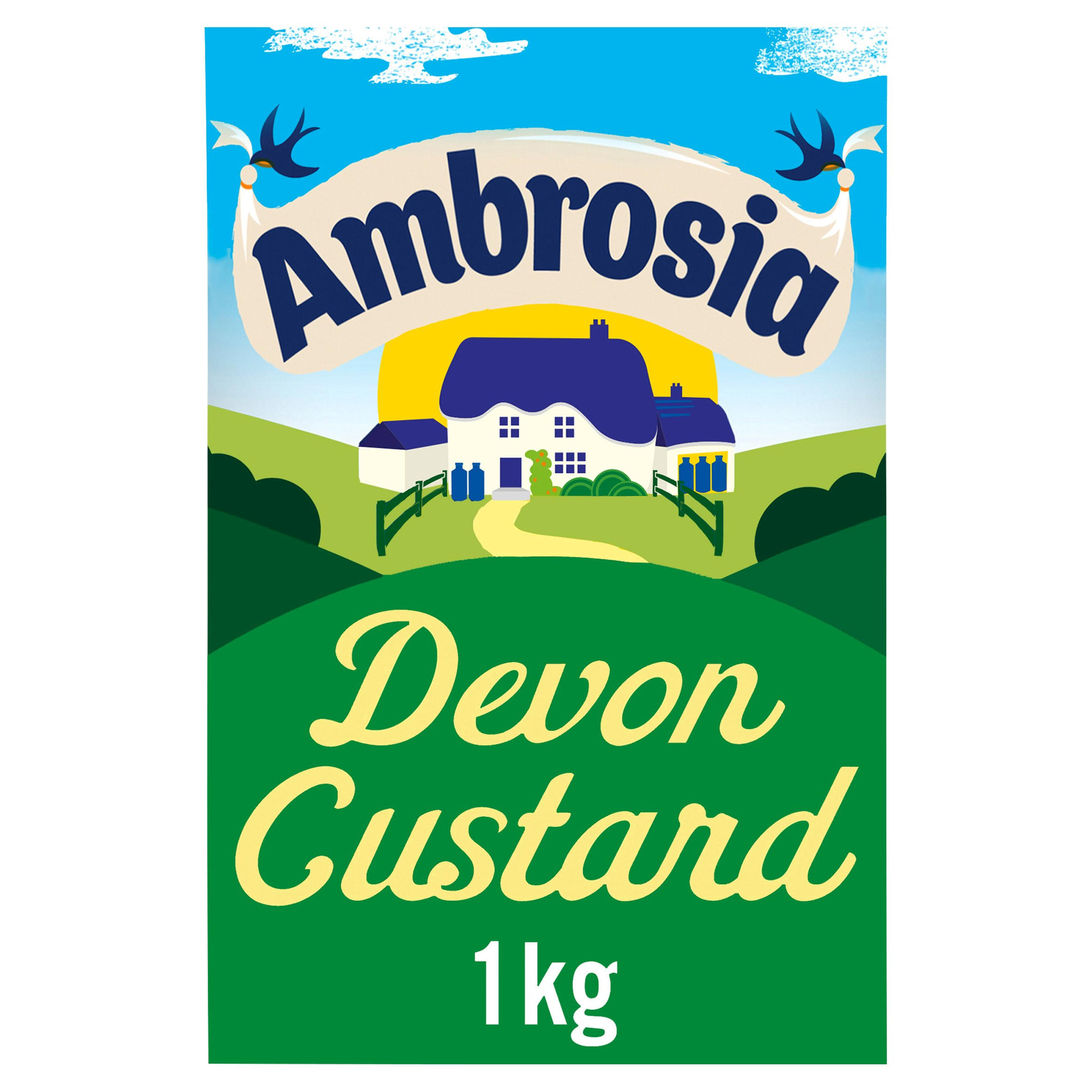 Ambrosia Ready To Serve Devon Custard Carton 1kg