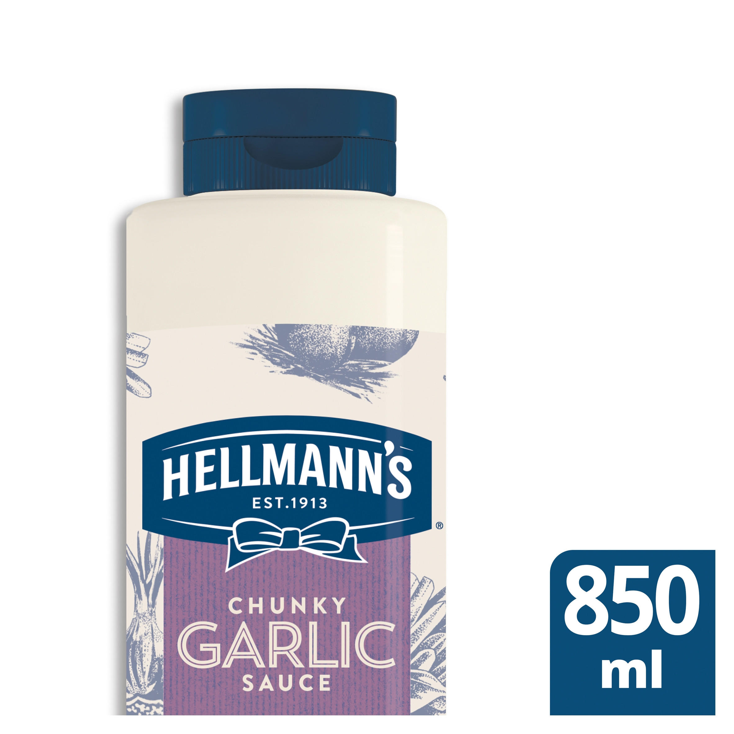 Hellmann's Chunky Garlic Sauce 850ml (858g)