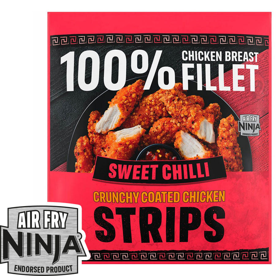 Iceland Sweet Chilli Crunchy Coated Chicken Strips 500g
